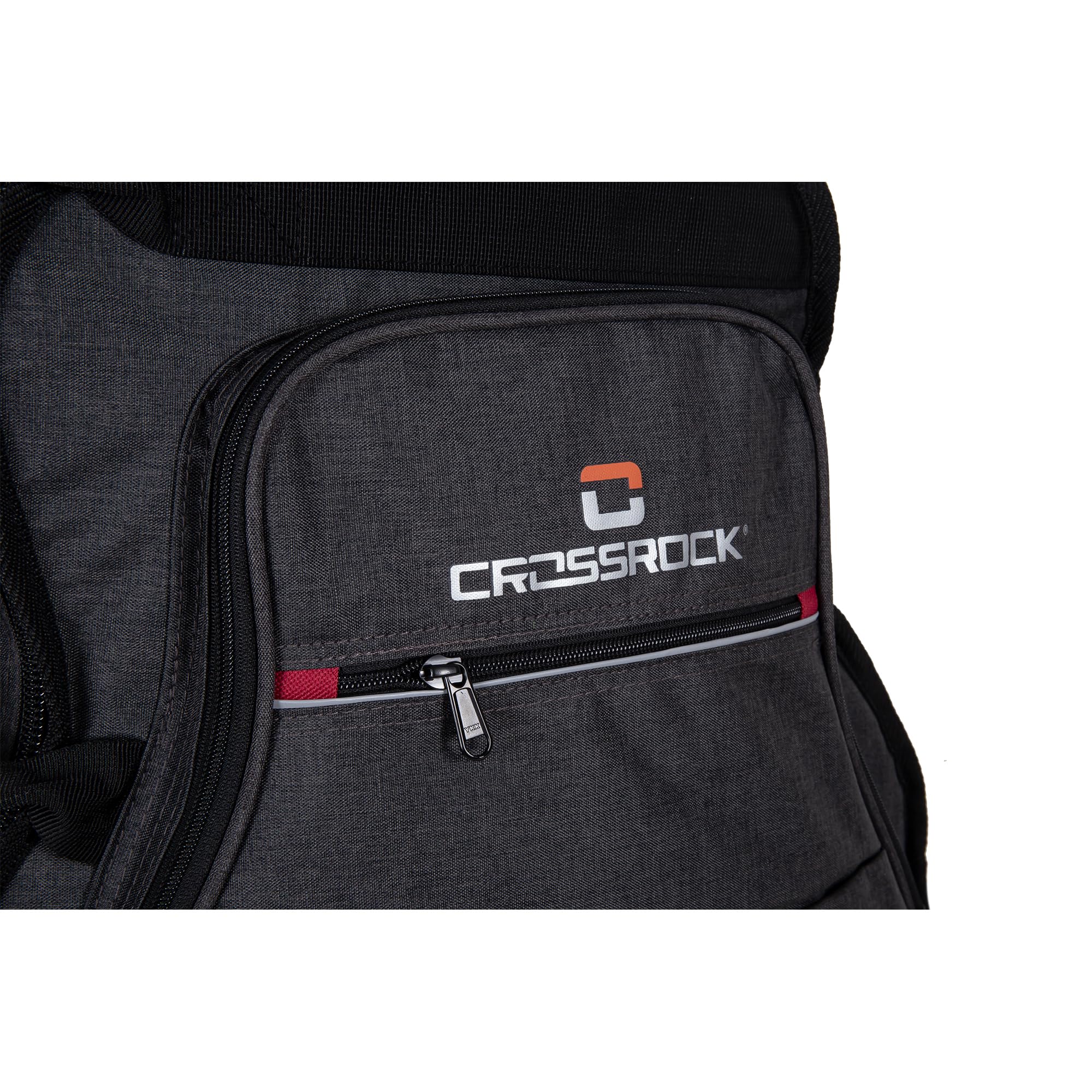 Crossrock Padded Backpack Guitar Bag for 335 Style 6-String Semi-Hollow Electric Guitars-Dark Grey (CRSG107-335DG)