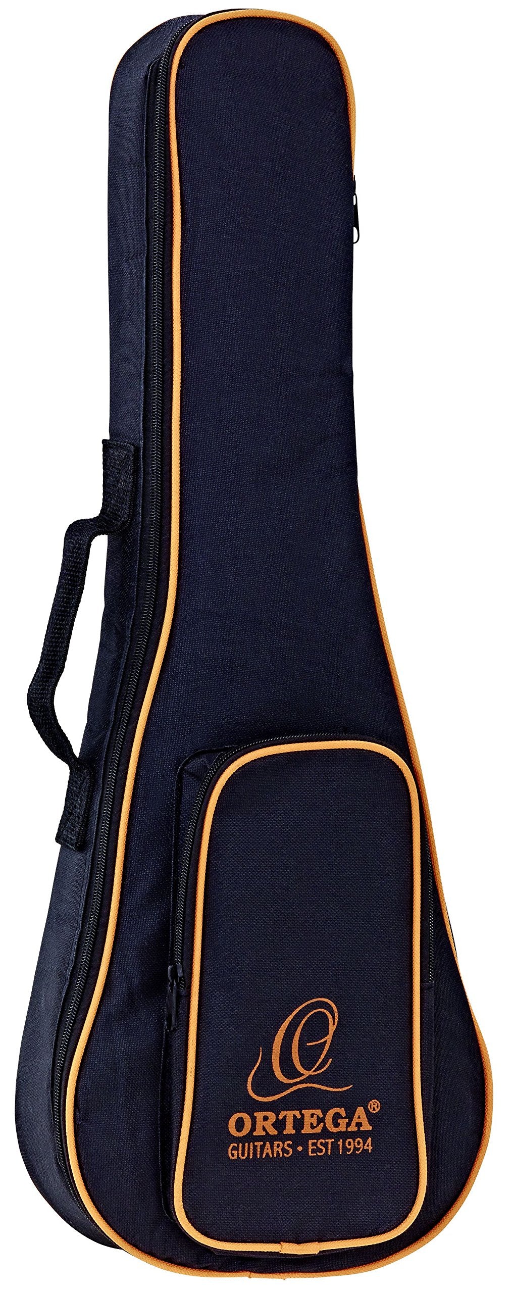 Ortega Guitars Concert Ukulele Standard Gig Bag-10 Mm Soft Padding-Black (Oubstd-Cc)