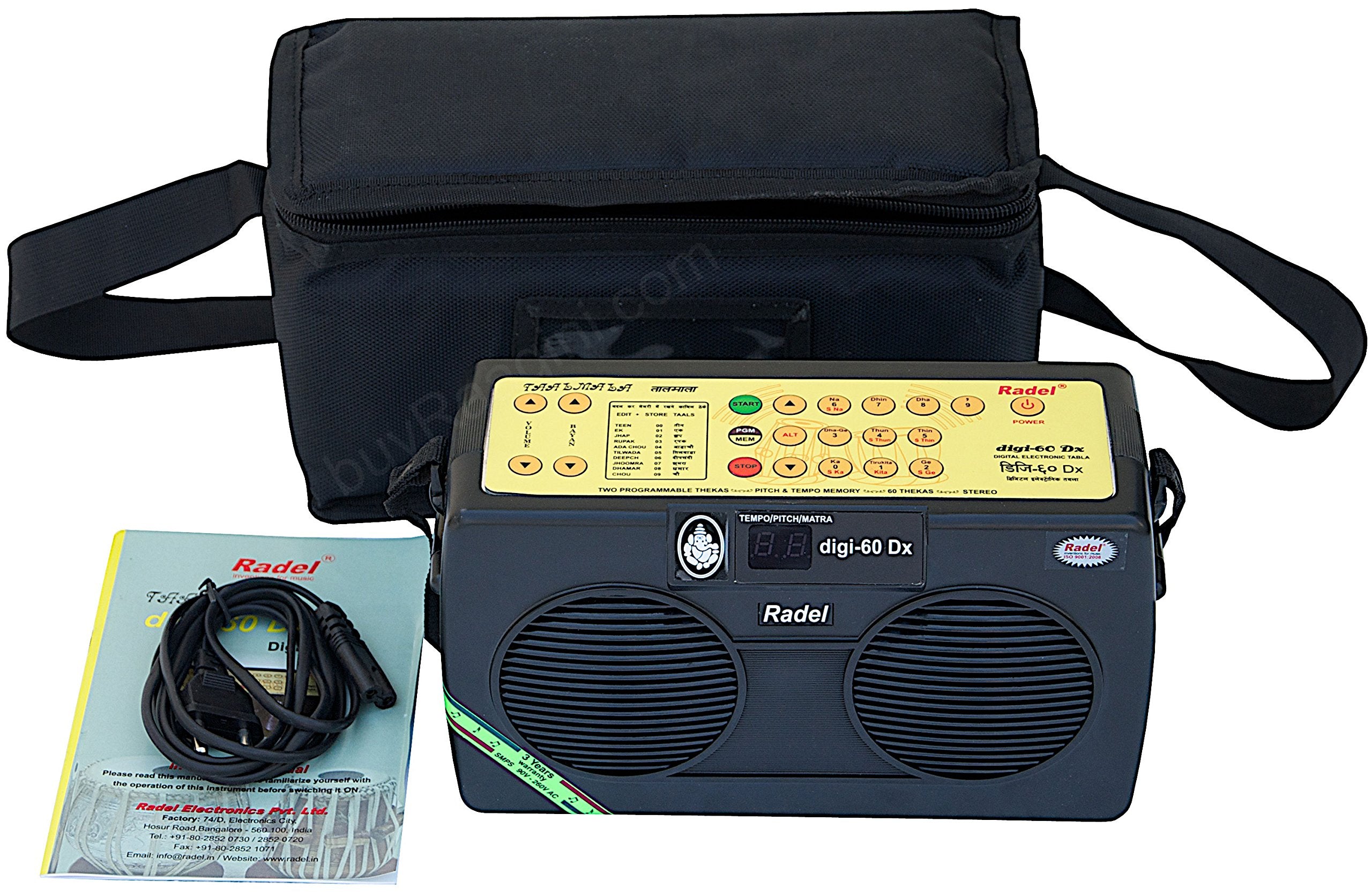 The Taalmala Digi-60 Electronic Tabla Stereo Is A State-Of-The-Art Digital Musical Instrument That Has Been Designed By The Pion