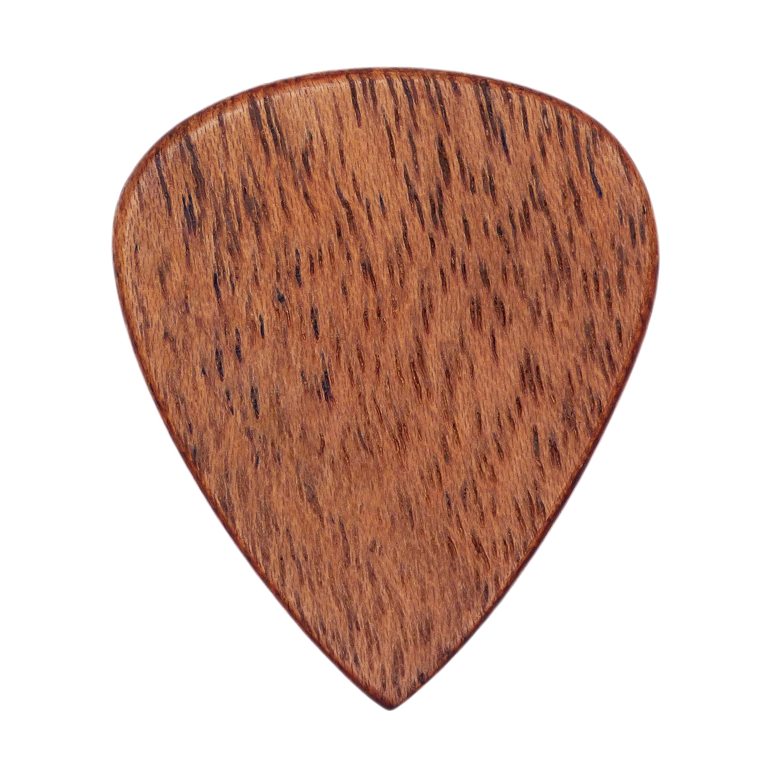 Acacia Wood Guitar Or Bass Pick - 1.5 Mm Heavy Gauge - 351 Shape - Natural Finish Handmade Specialty Exotic Plectrum - 1 Pack