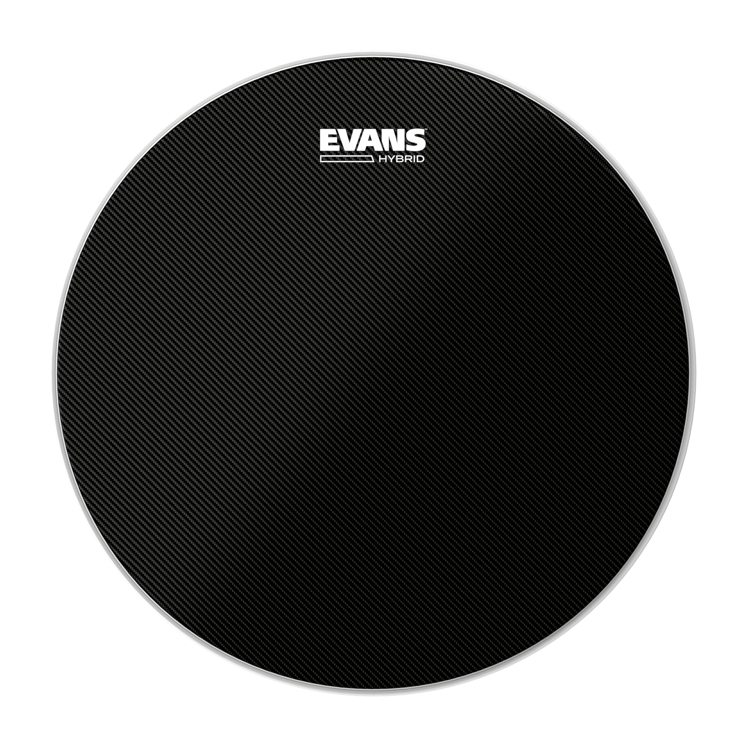 Evans Hybrid Black Marching Snare Drum Head - Marching Band Drum Heads - 14 Inch