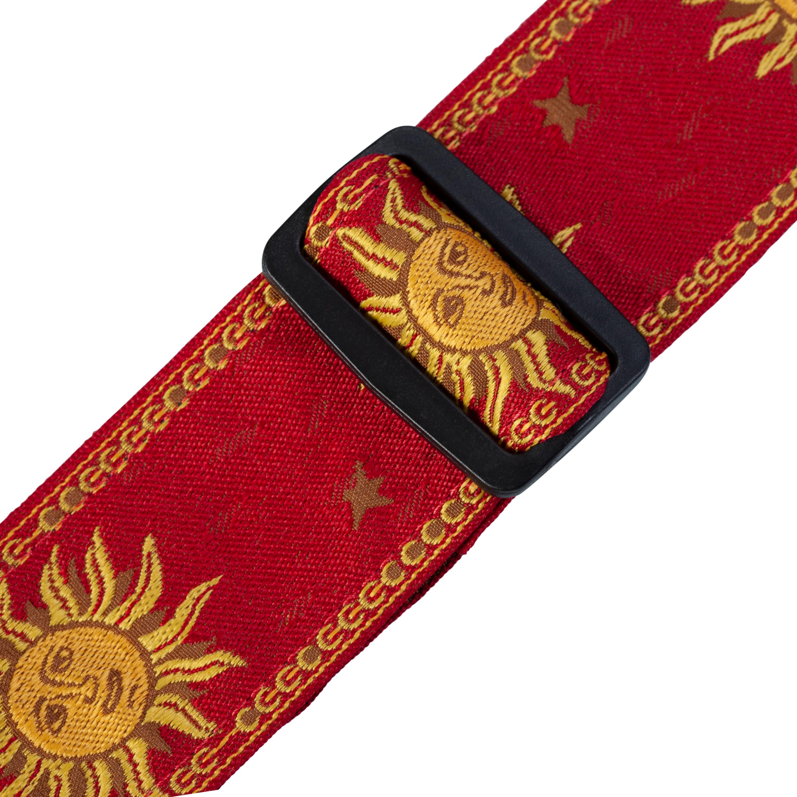 Levy's Leathers Guitar Strap (MPJG-Sun-RED)