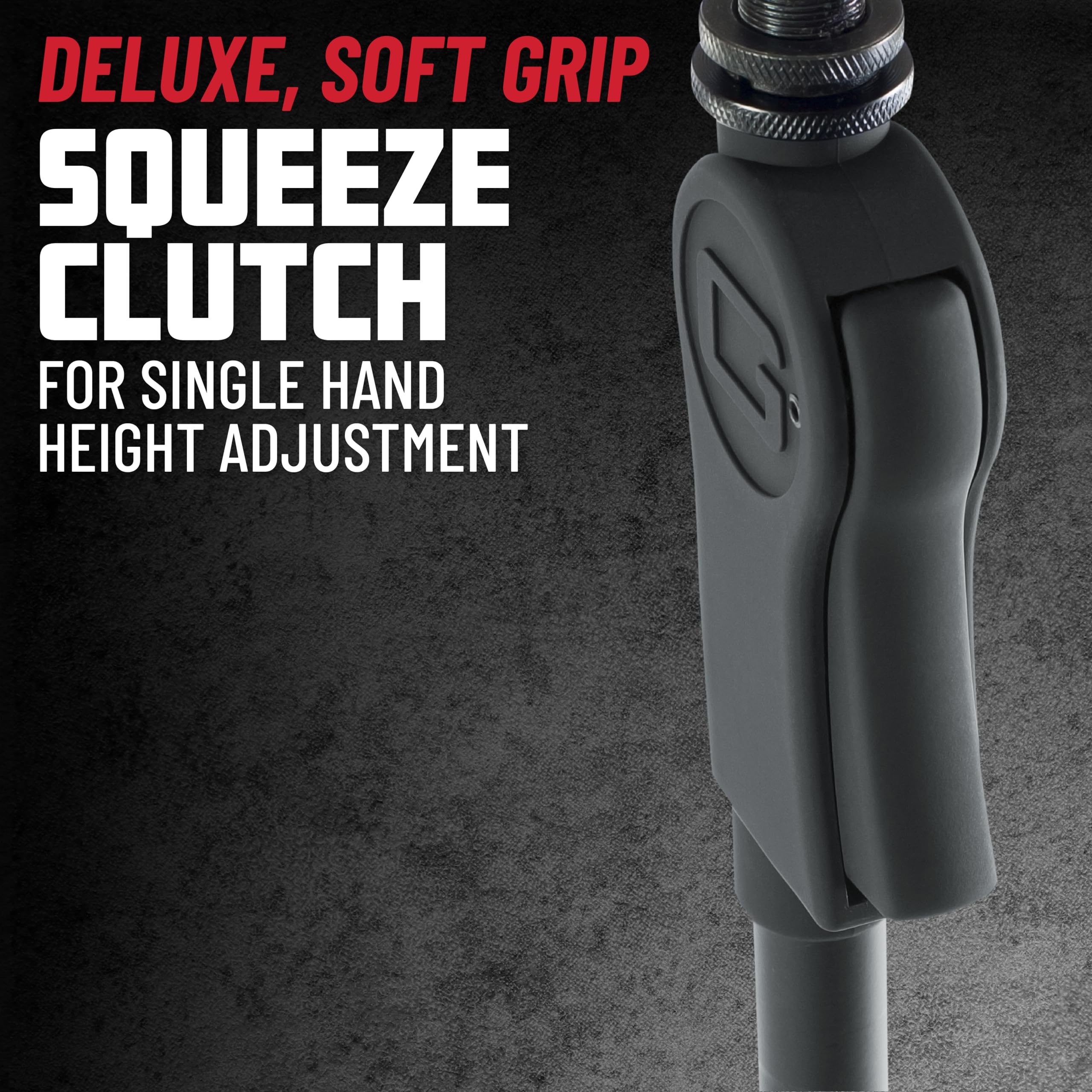 Frameworks Tripod Mic Stand with Single Section Boom and Deluxe One-Handed Clutch