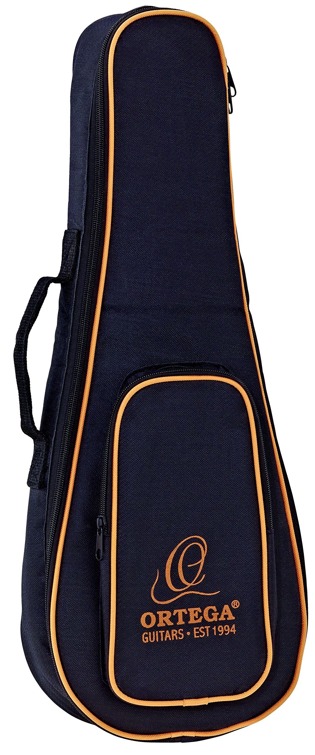 Ortega Guitars Soprano Ukulele Standard Gig Bag-10 Mm Soft Padding-Black (Oubstd-So)