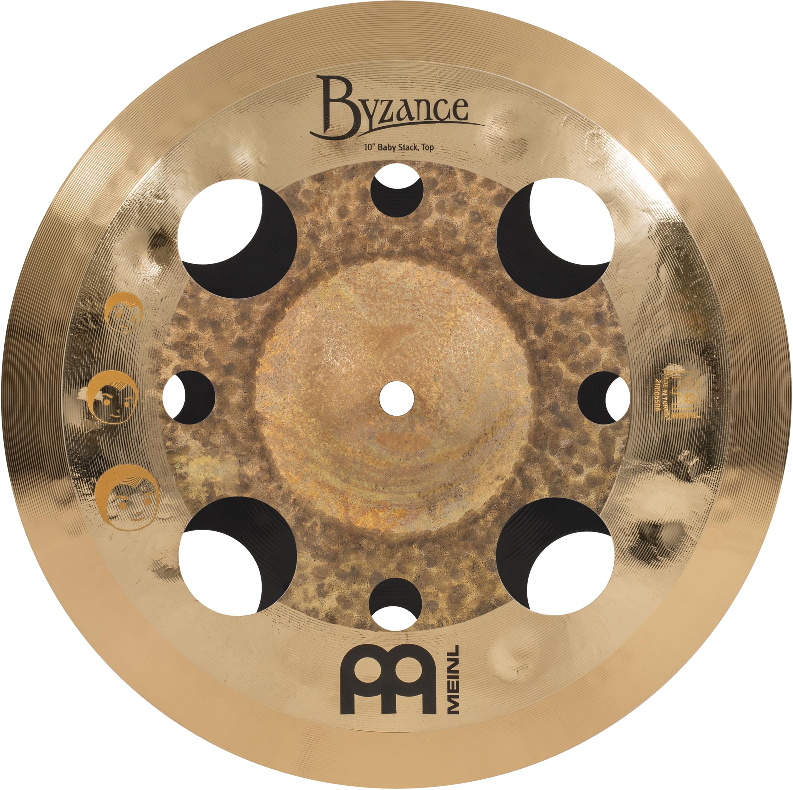 Meinl Cymbals Byzance/Classics Custom Luke Holland Artist Concept Model Baby Stack, 10/12 - 2-YEAR WARRANTY