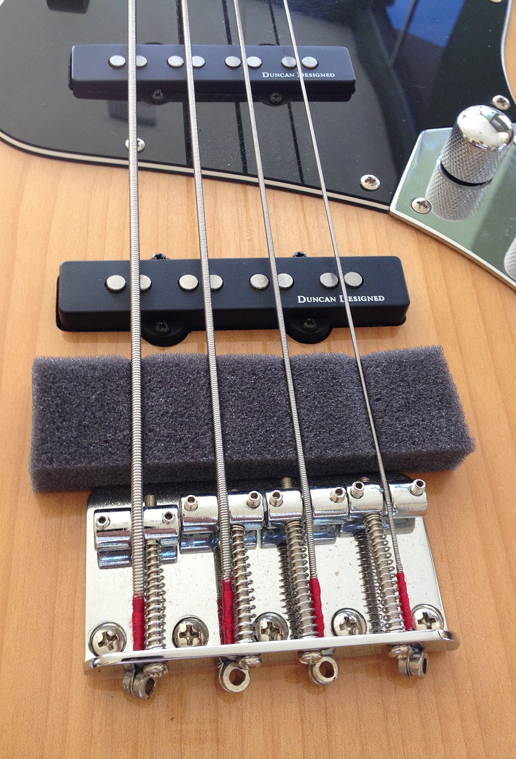 Spree Compatible Replacement For Lot Of 3 Bass Guitar Mutes, Fits 4 And 5 String Fender Squier