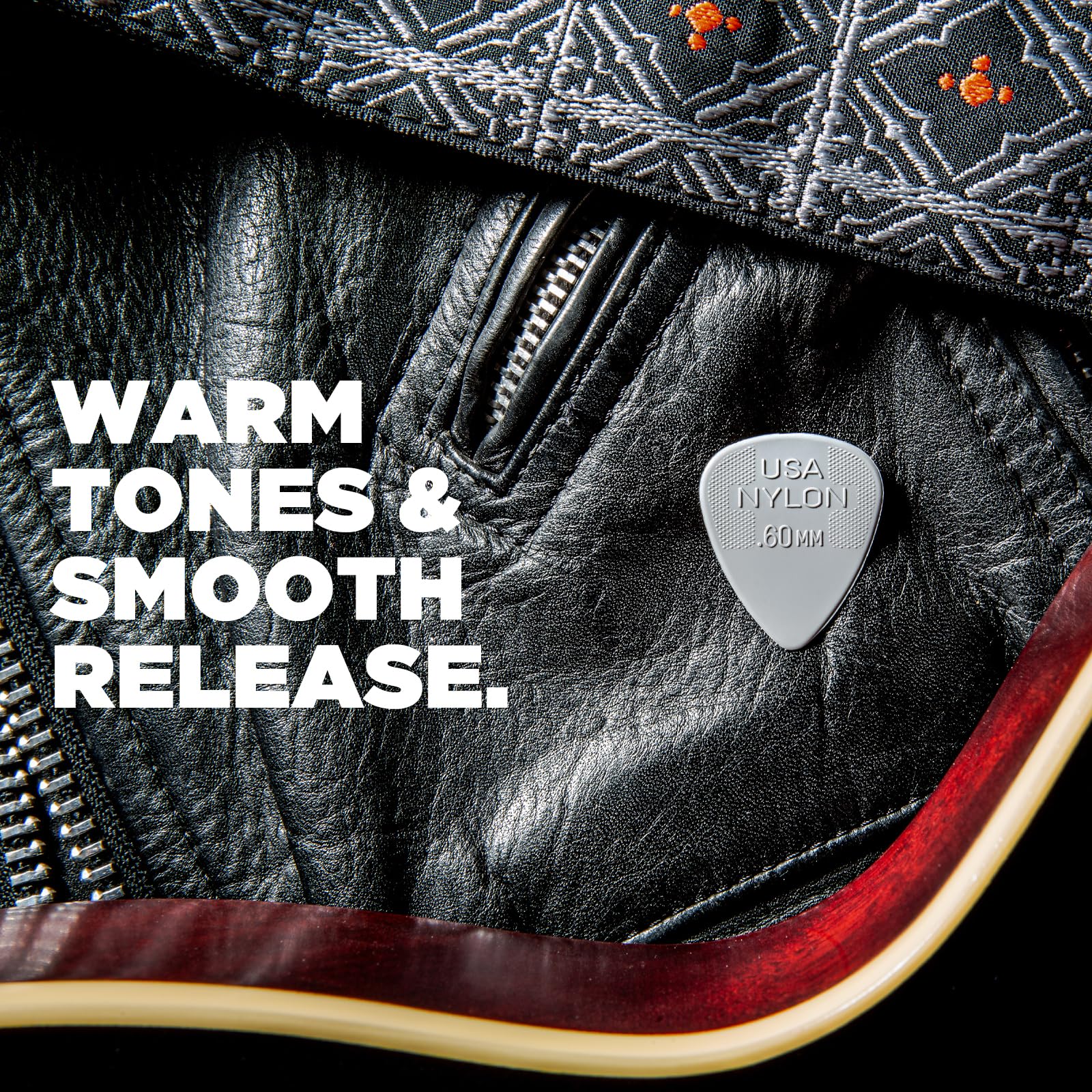 Dunlop 44R.88 Nylon Standard, Dark Gray, .88mm, 72/Bag