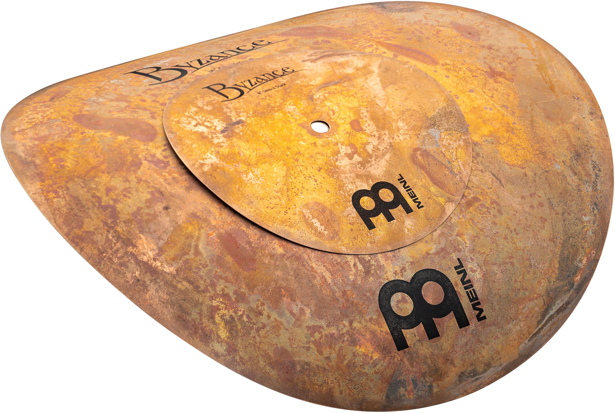 Byzance Vintage 2-Piece Smack Stack Cymbal Add-on Pack 8, 16 - MADE IN TURKEY - B20 Bronze, 2-YEAR WARRANTY