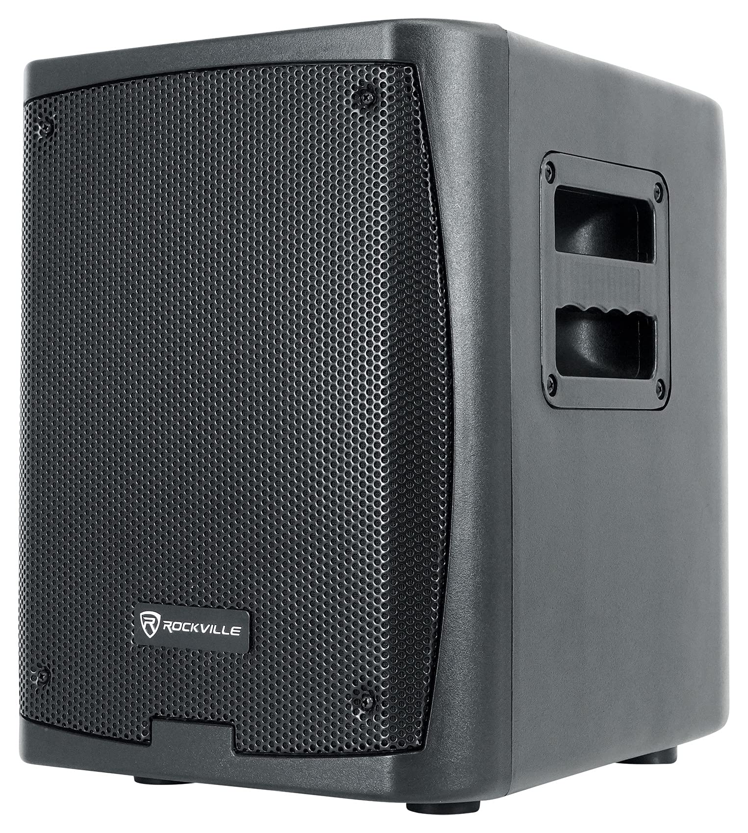 Rockville Titan Portable Array Battery Powered PA DJ Speaker System w/Subwoofer, Black