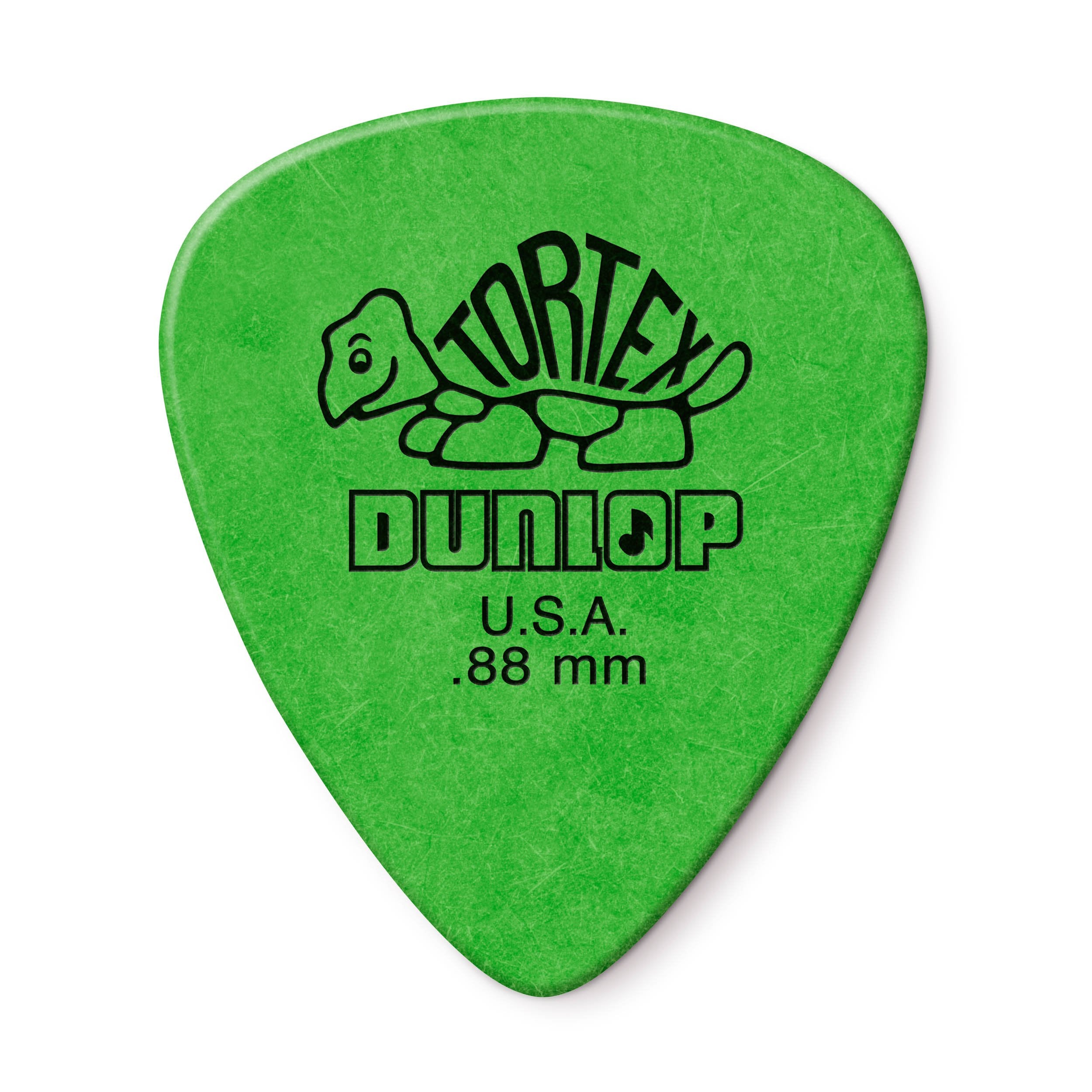 Dunlop Tortex Standard .88Mm Green Guitar Picks-36 Pack