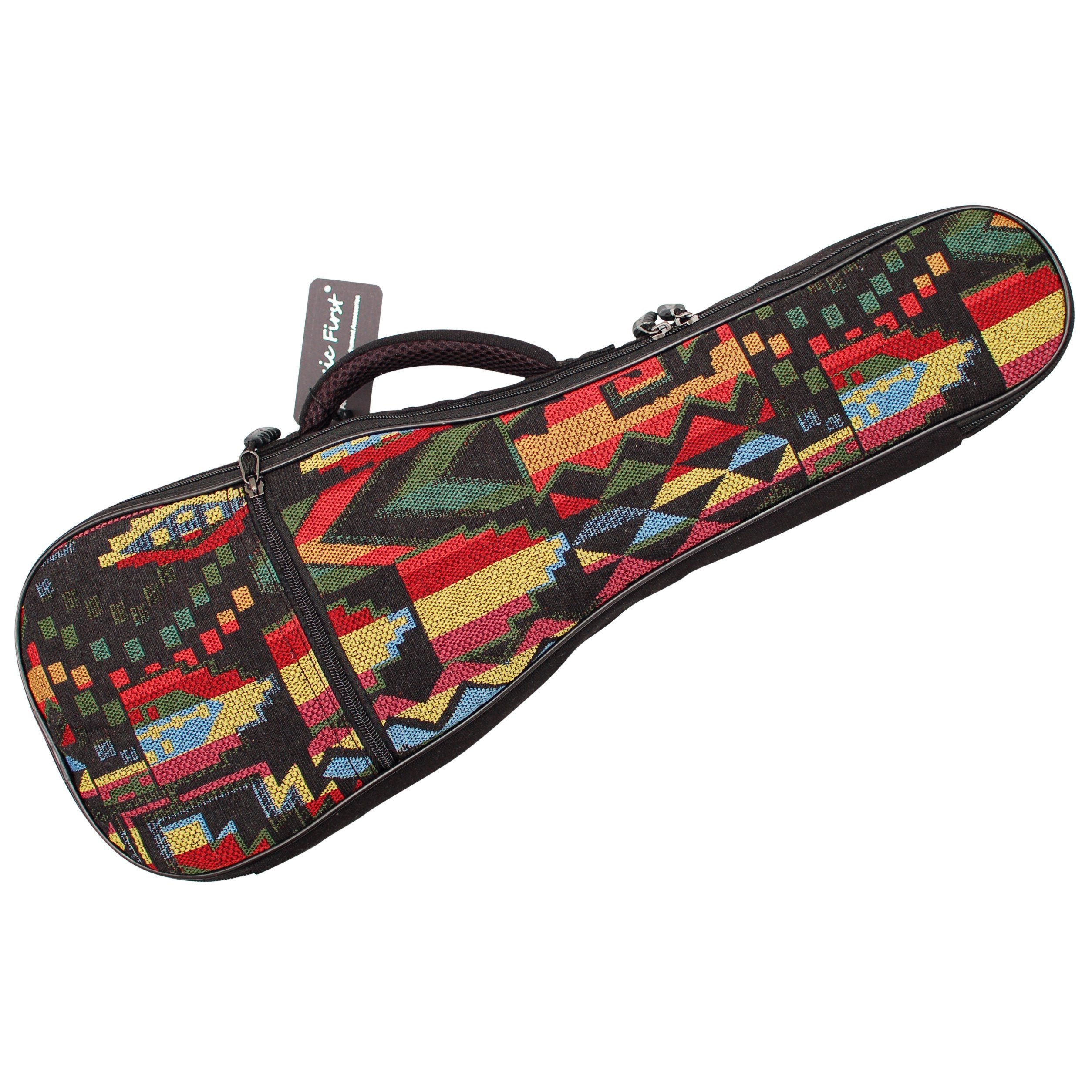 MUSIC FIRST Woven THE NATIVE Vintage Style Ukulele case ukulele bag ukulele gig bag (26~27 inch Tenor, The Native)