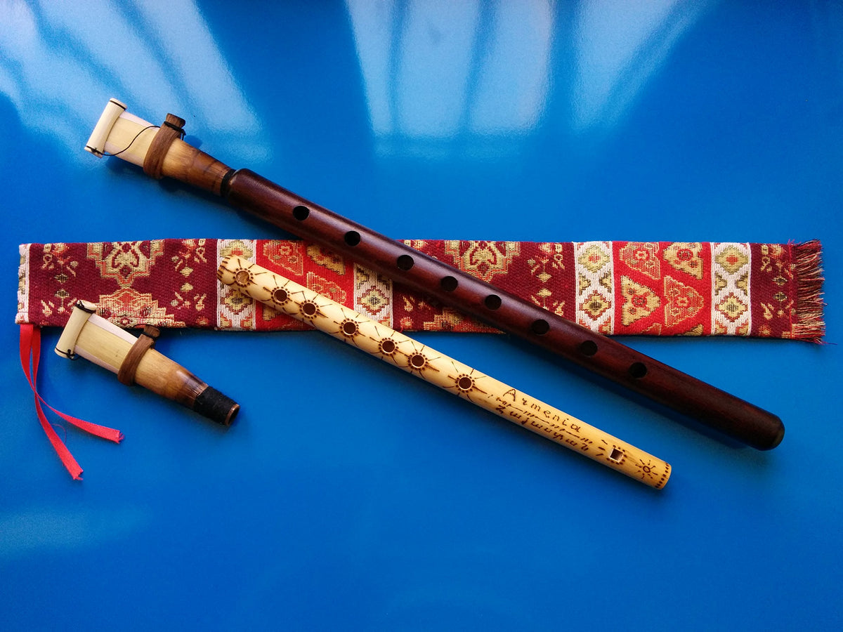 Theodoros Armenian Duduk, A Key, Apricot Wood, Intermediate, With Case, 2 Reeds & Instruction
