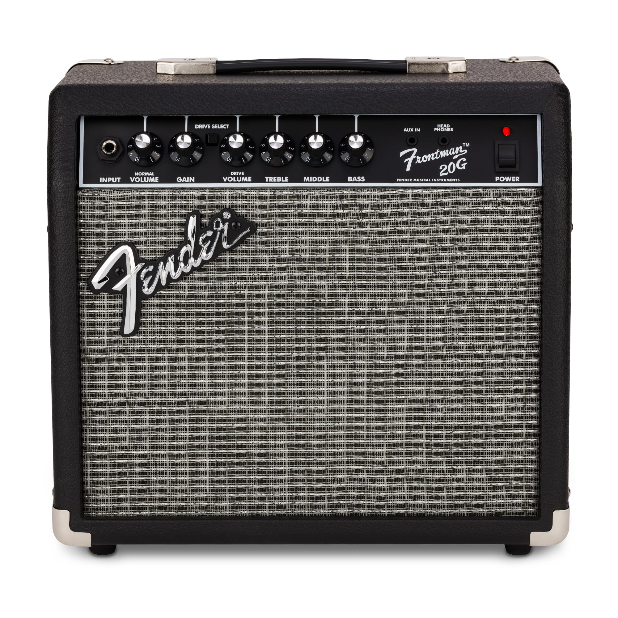 Fender Frontman 20G Guitar Amp, 20 Watts, With 2-Year Warranty 6 Inch Fender Special Design Speaker, 10X16X16 Inches