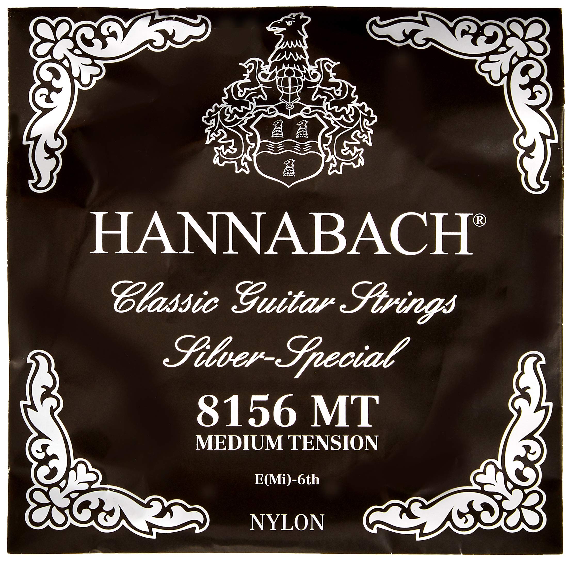 Hannabach Series 815 Low Tension Silver Special Single E6 String For Classic Guitar, (652516)