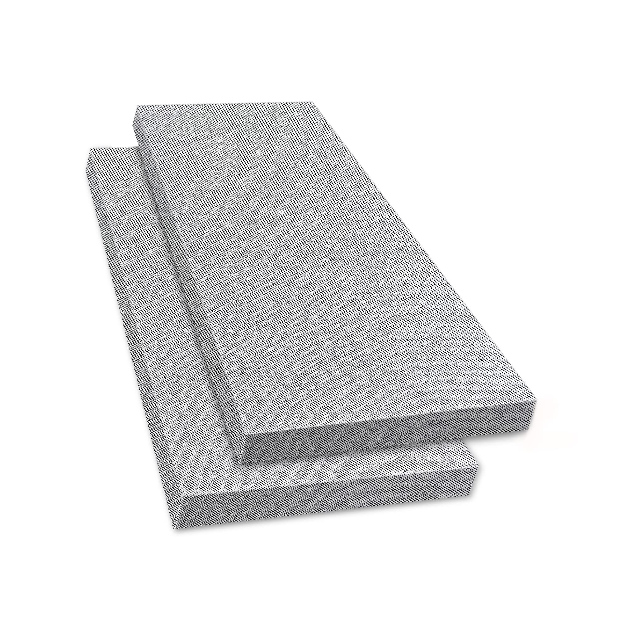Olanglab Acoustic Panels, 2 Pack 24''X12'' Fabric Wrapped Panel Acoustical Soundproof Wall Panels Sound Absorbing,Decorative Fab