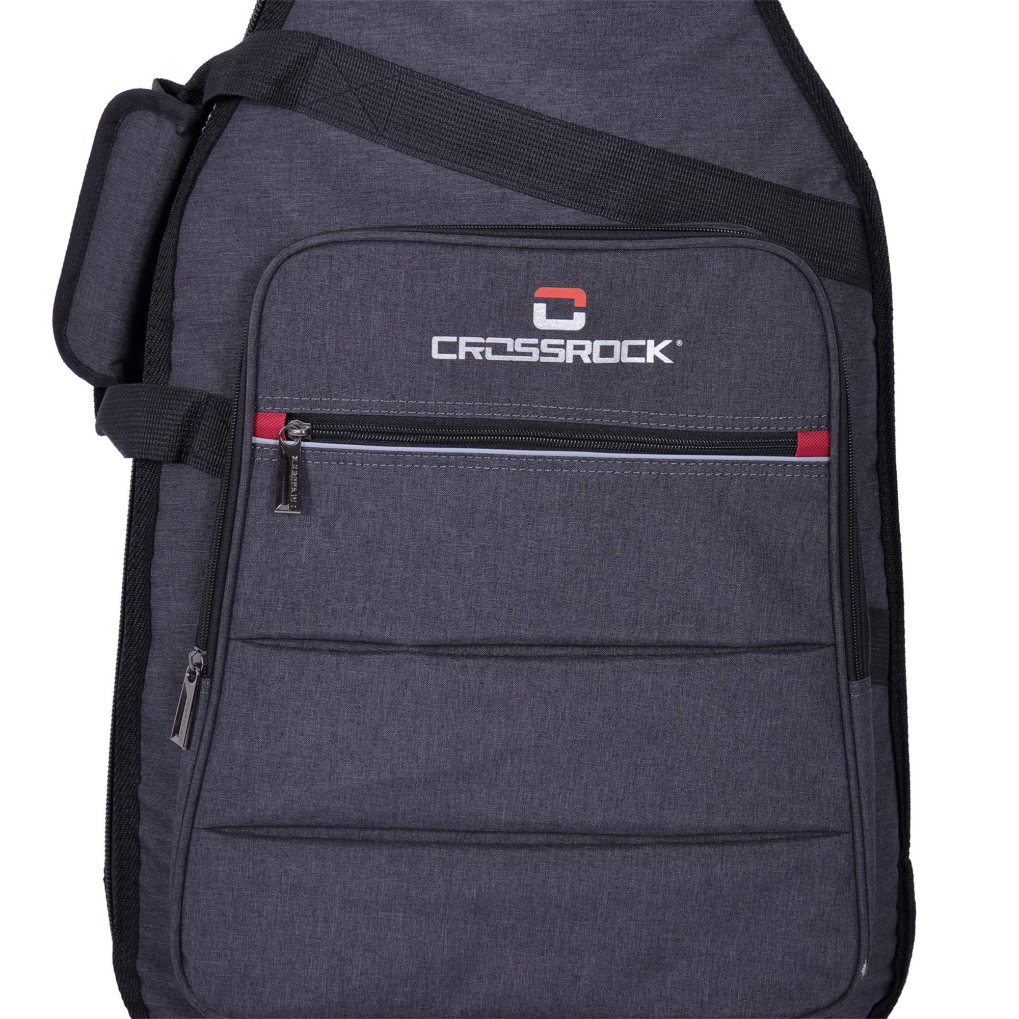 Crossrock bass guitar case, 10mm padded backpack bag (CRSG107BDG)