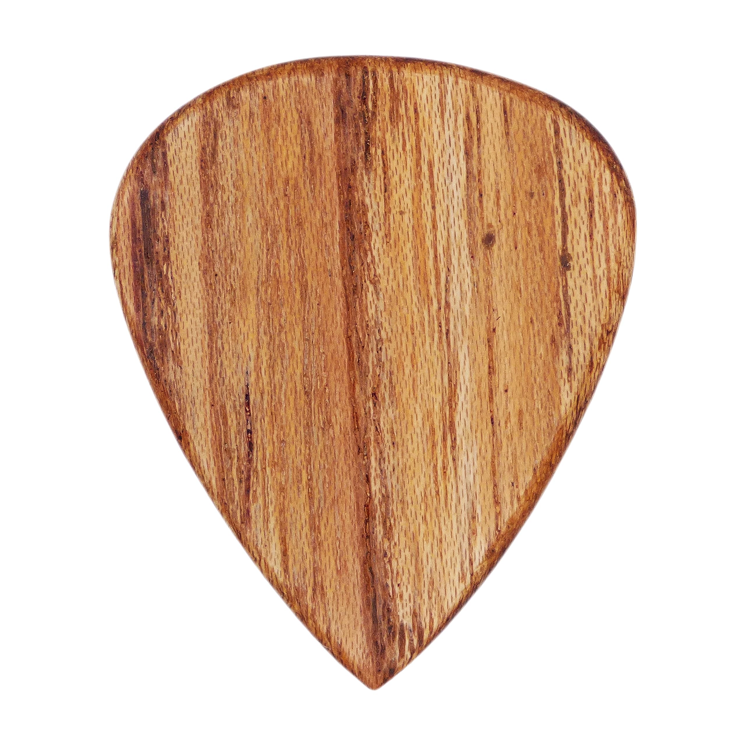 Chinaberry Wood Guitar Or Bass Pick - 1.5 Mm Heavy Gauge - 351 Shape - Natural Finish Handmade Specialty Exotic Plectrum - 1 Pac