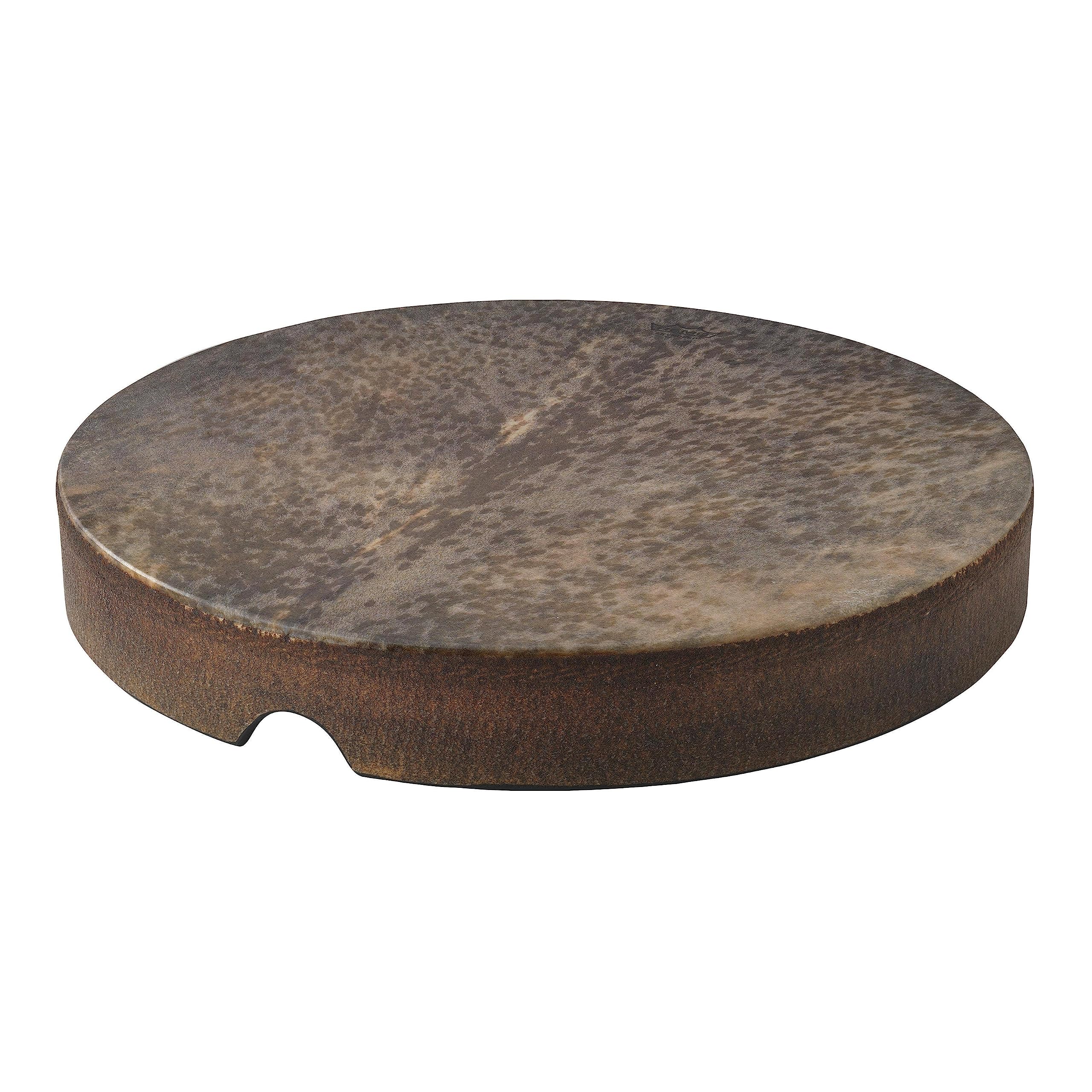 Remo Tar, Frame Drum, SKYNDEEP Fixed Goat Stripe Brown Graphic, 22 x 3