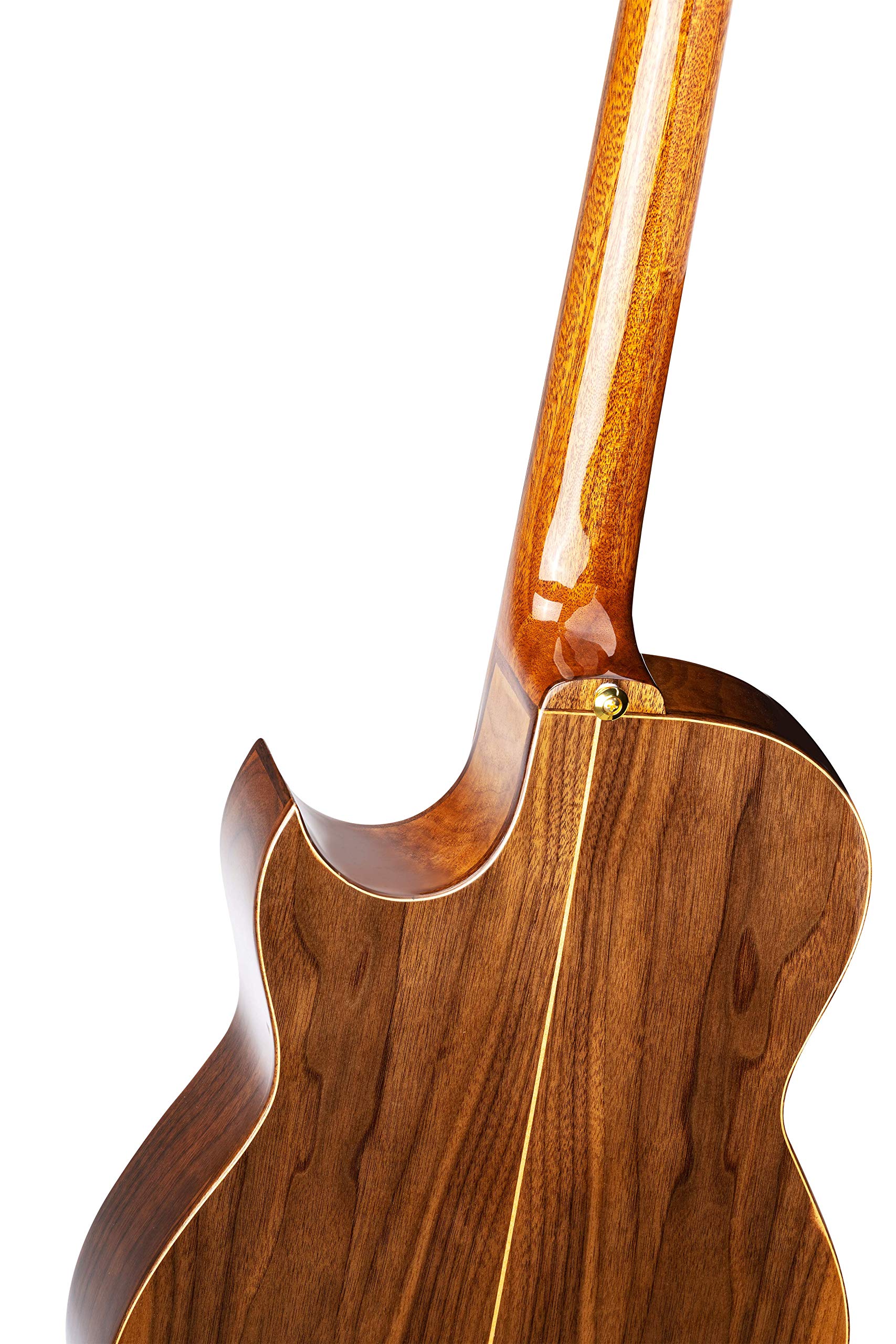 Ortega Guitars 6 String Signature Series Ben Woods Solid Top Thinline Crossover Acoustic-Electric Nylon Classical Guitar w/Bag,