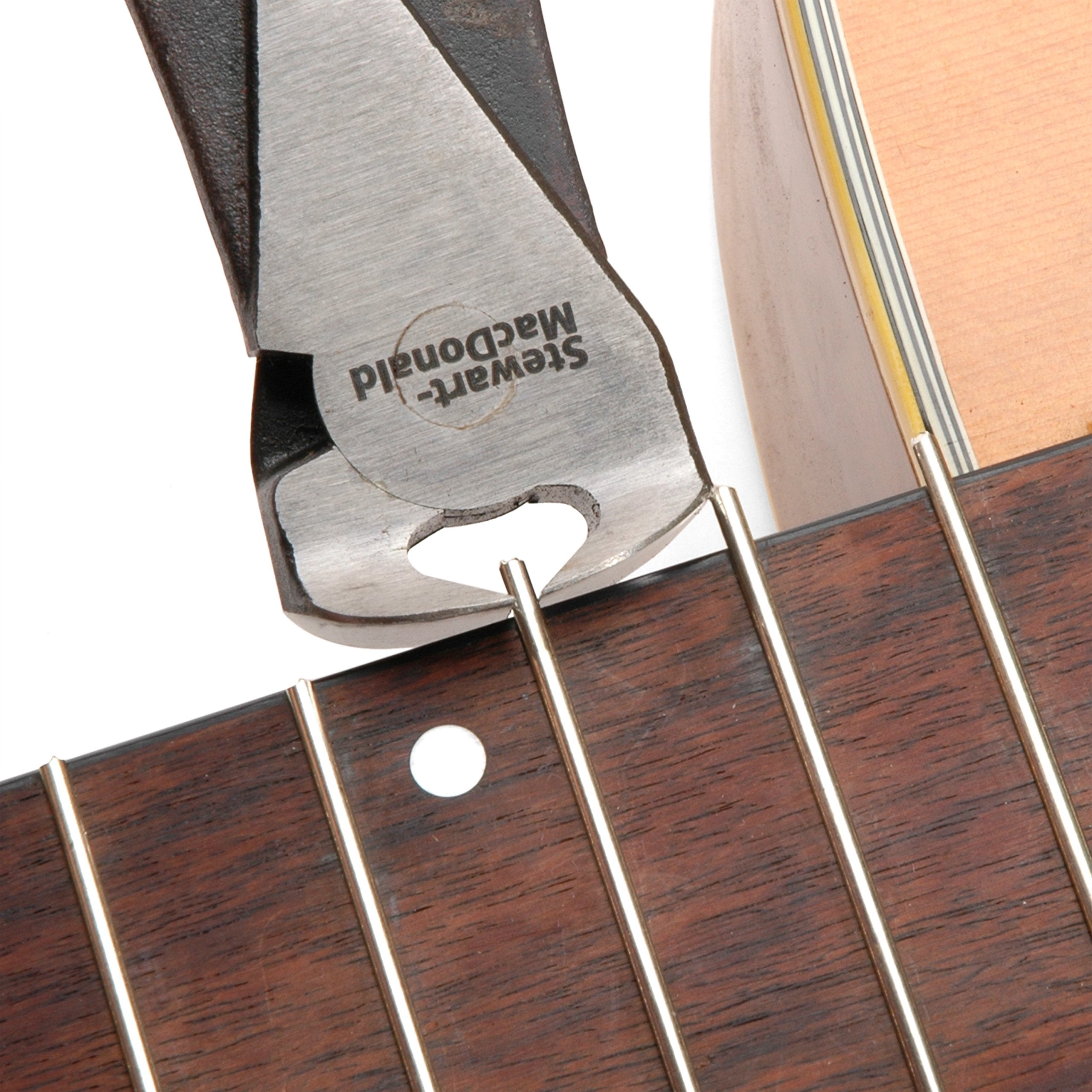 StewMac Fret Cutter, Specially Hardened Steel Jaws, Custom Designed for Guitar Fret Work, Profiled & Flush-Ground, Cuts Wire Clo