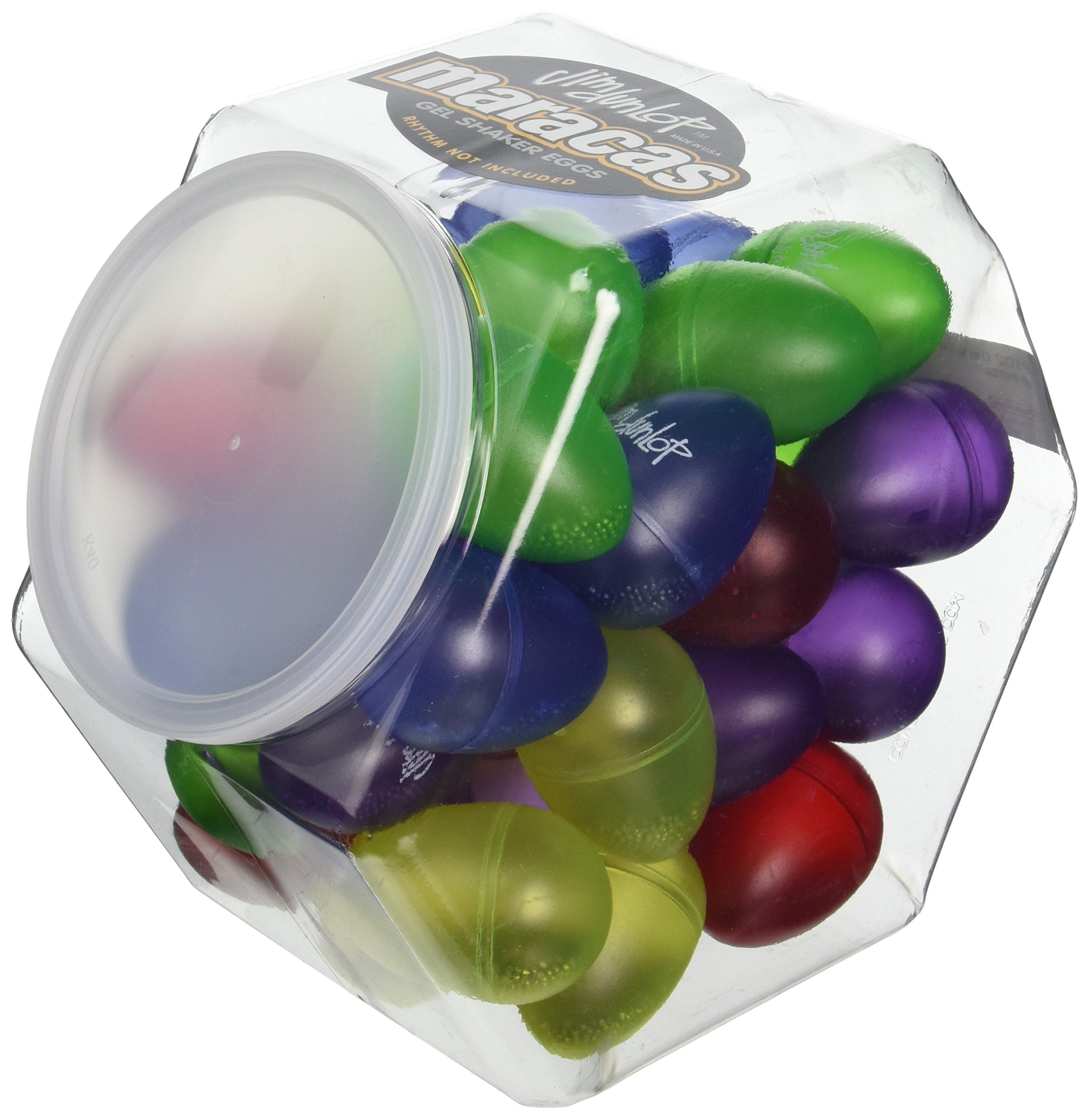 Dunlop 9102 Gel Maracas, 5-Colors, 36/Jar