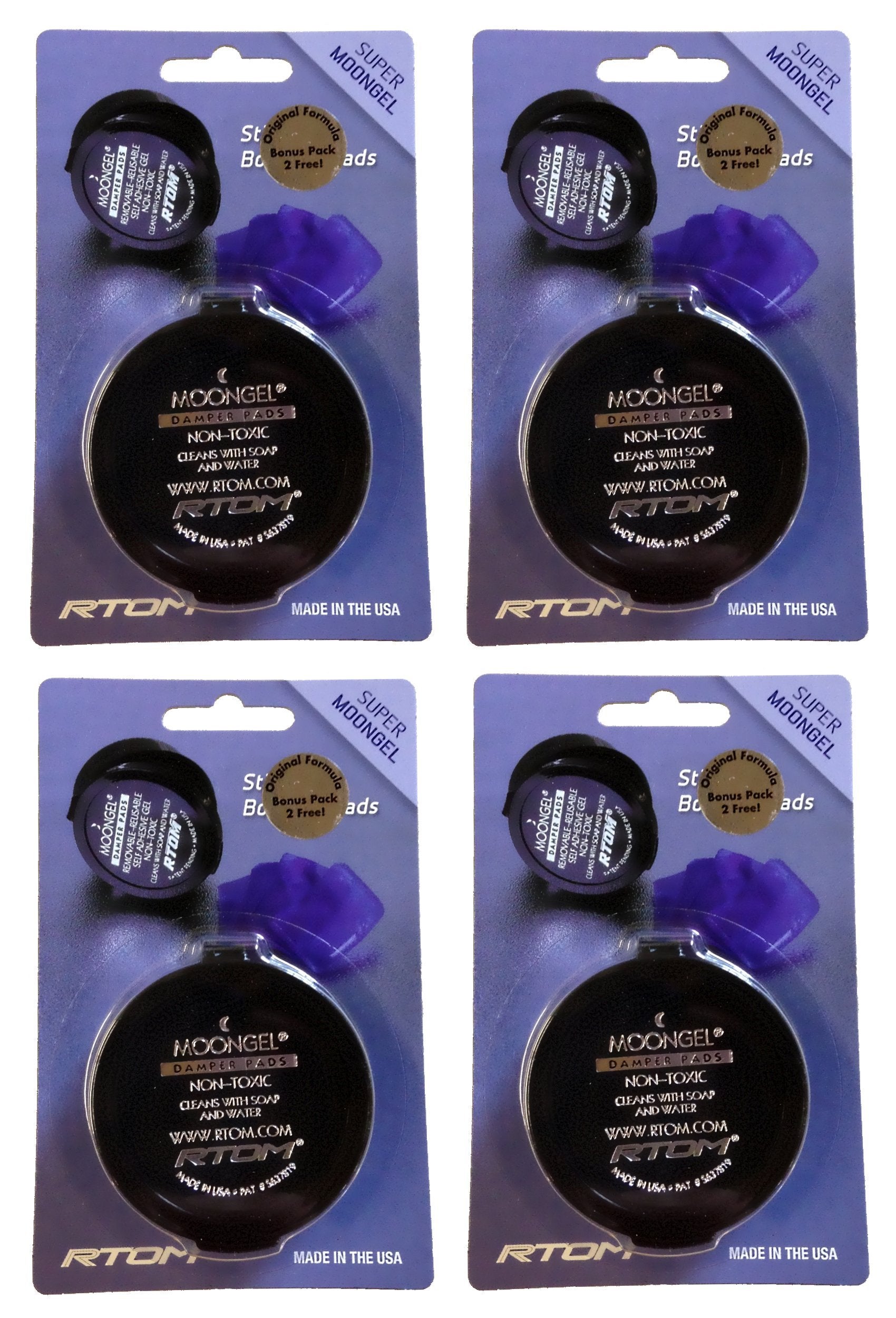 Moongel Damper Pads 6 pack x 4