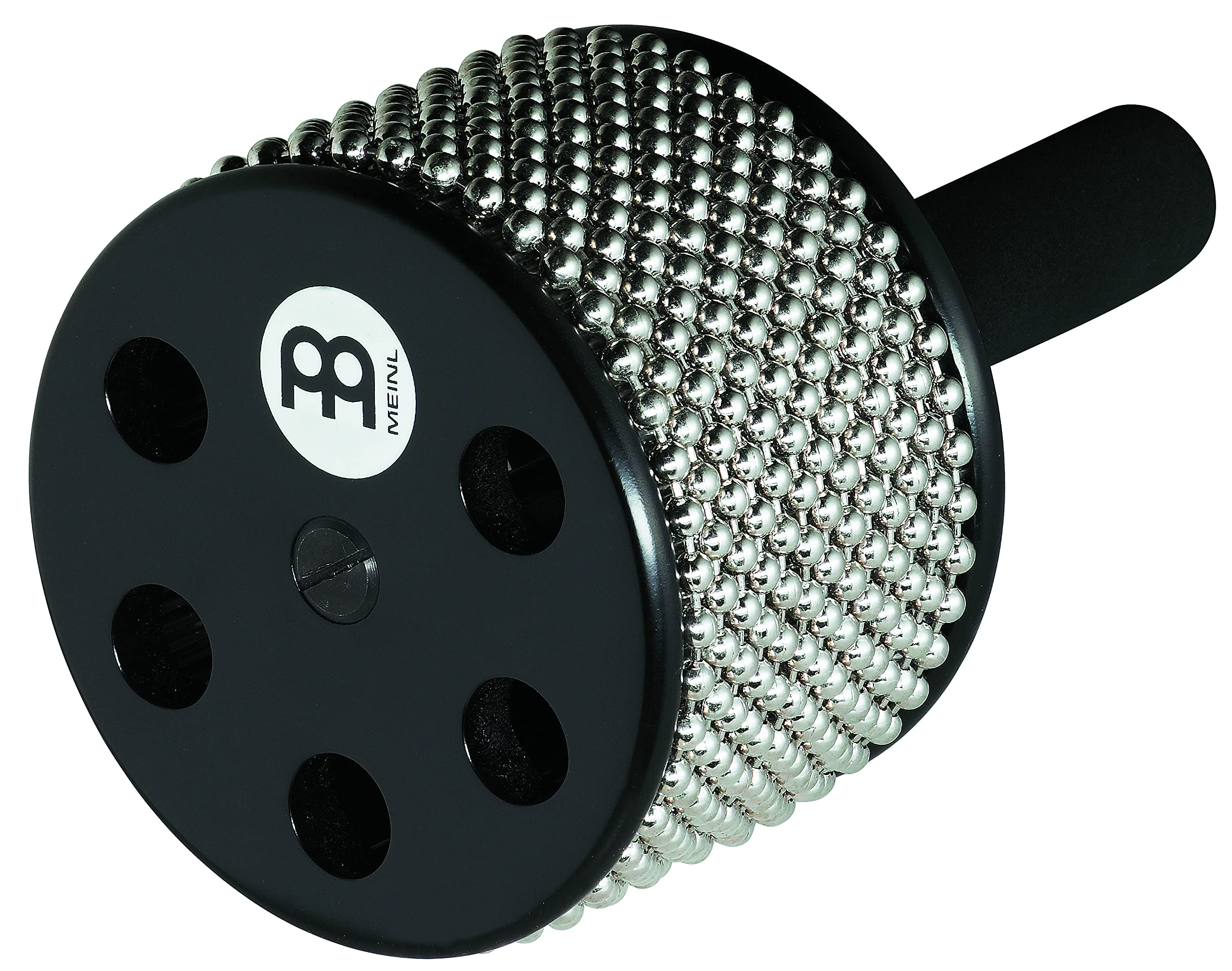 Meinl Percussion Turbo Cabasa Instrument with Sound Ports for Extra Projection and Stainless Steel Cylinder, Large, 2-Year Warra