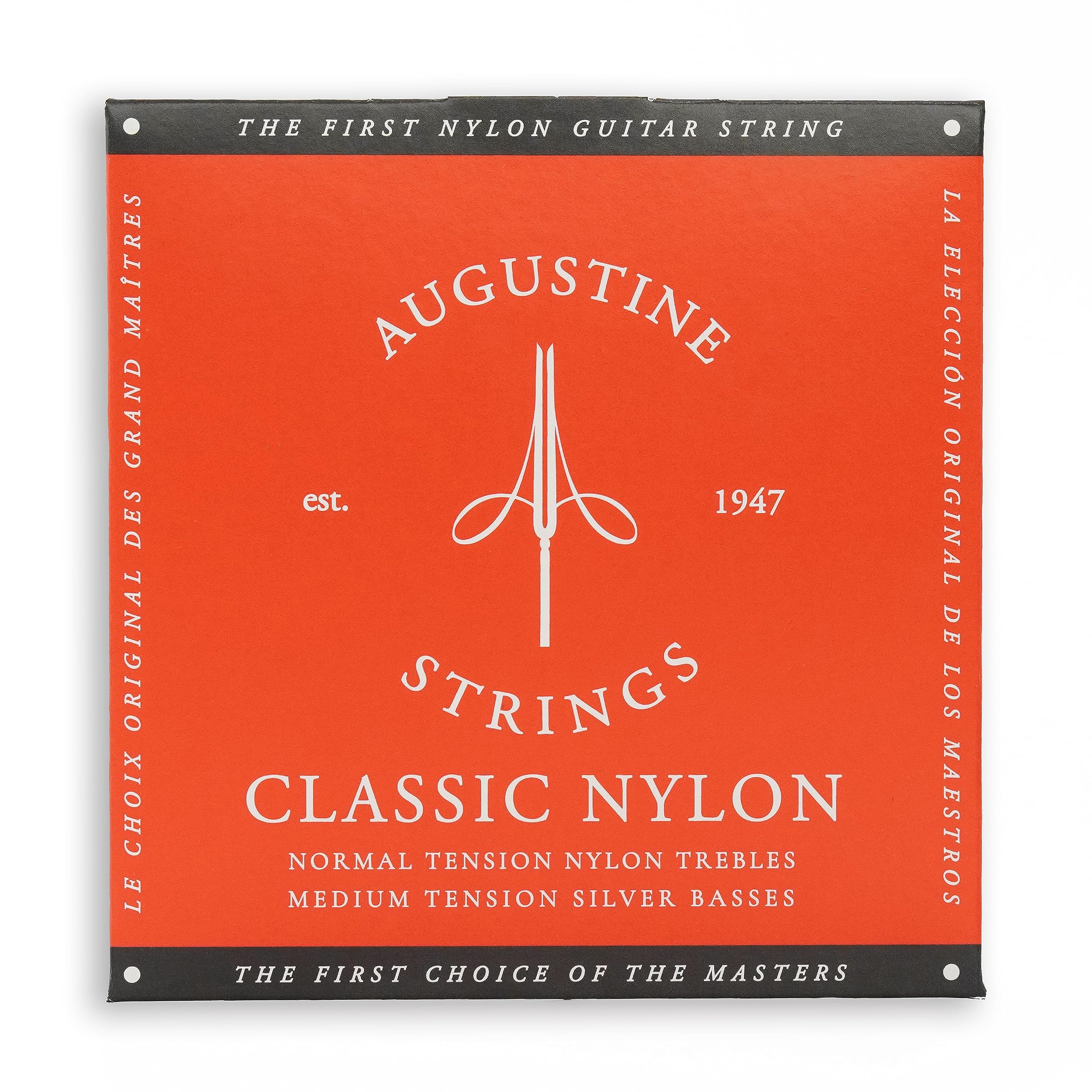 Augustine Classic Red Nylon Guitar Strings - Medium Tension - 1 Set