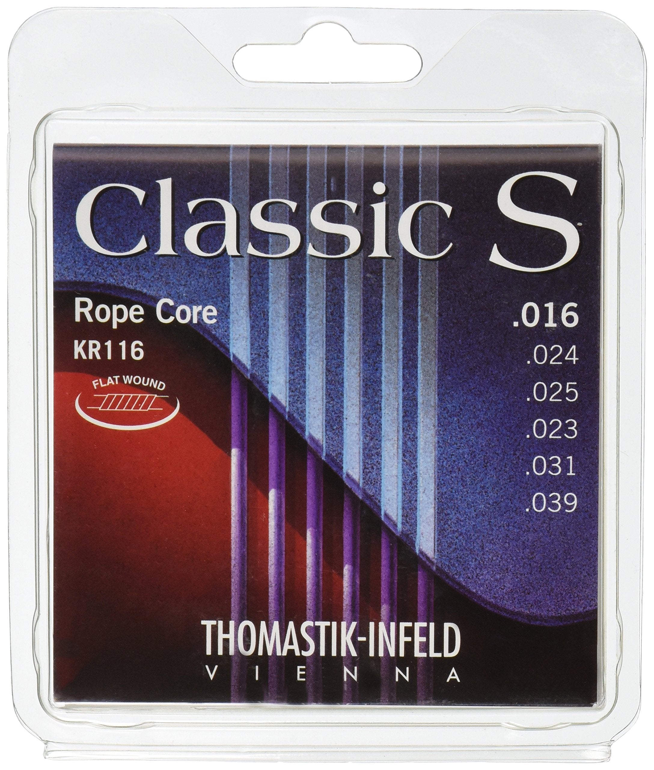 Thomastik-Infeld Kr116 Classical Guitar Strings: Classic S Series Rope Core Set W/Nylon Tape Trebles E, B, G, D, A, E