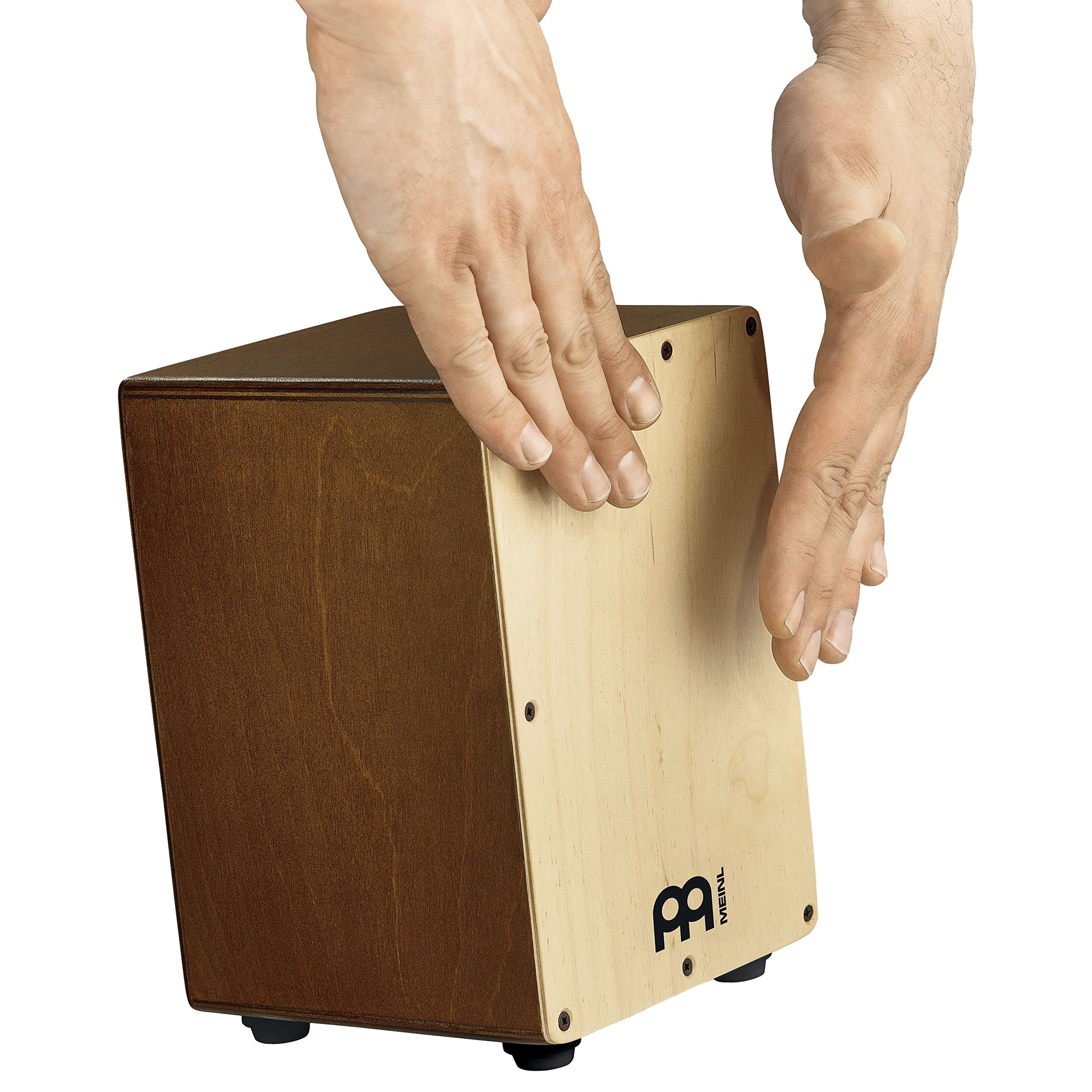 Meinl Percussion Mini Cajon Box Drum with Internal Snares-Made in Europe-Baltic Birch Wood, 2-Year Warranty, Natural (SCAJ1LB-NT