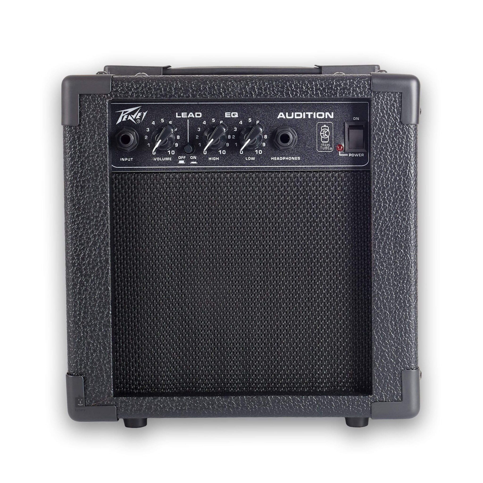 Peavey Audition 7 W Guitar Practice Amp - Compact 4 Combo With Transtube Tube-Style Tone, Clean/Lead Channels, 2-Band Eq, Headph