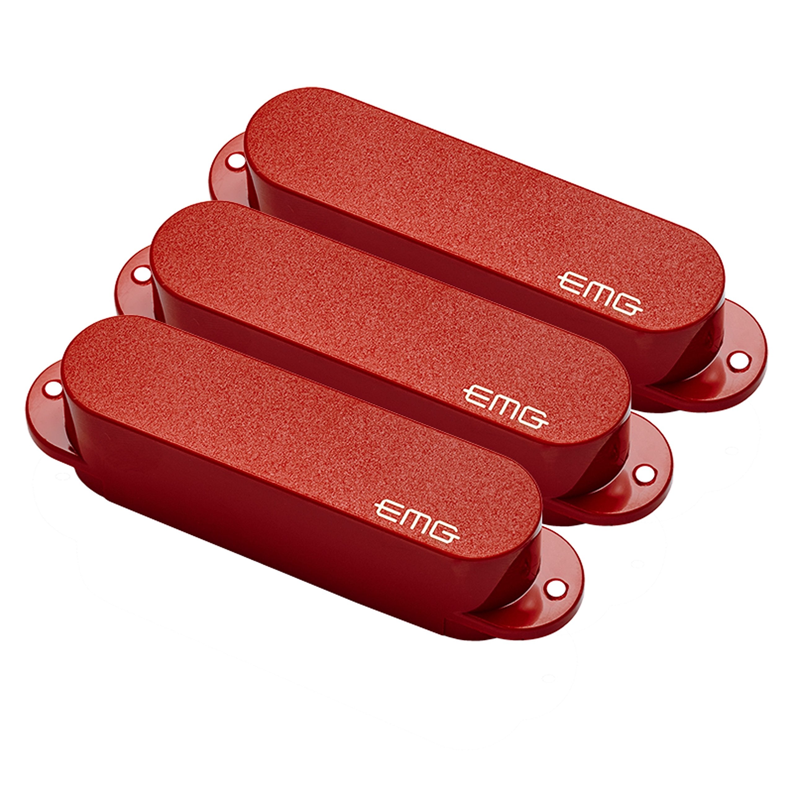Emg Sa Active Single Coil Guitar Pickup Set, Red