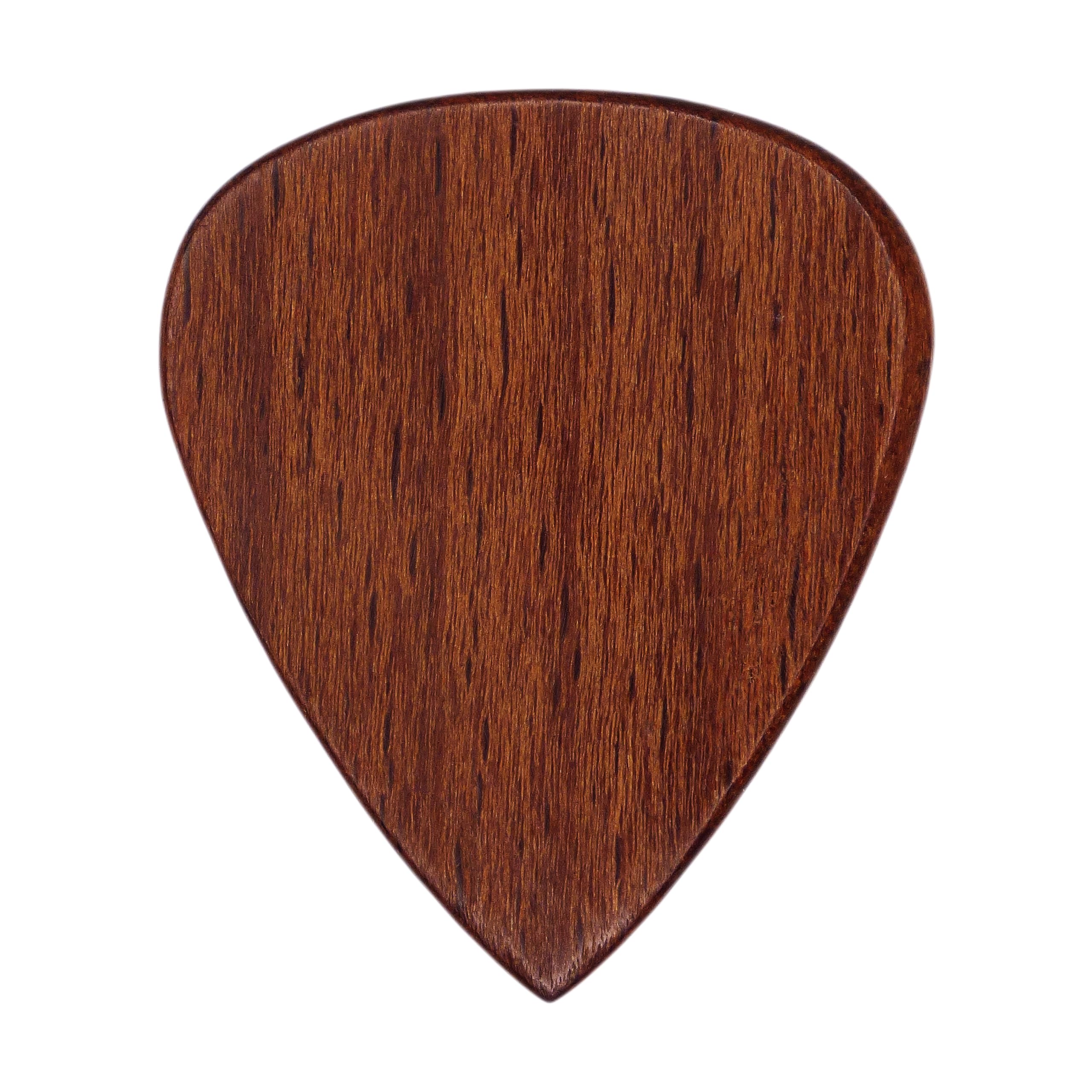 Dark Steamed Beech Wood Guitar Or Bass Pick - 1.5 Mm Heavy Gauge - 351 Shape - Natural Finish Handmade Specialty Exotic Plectrum