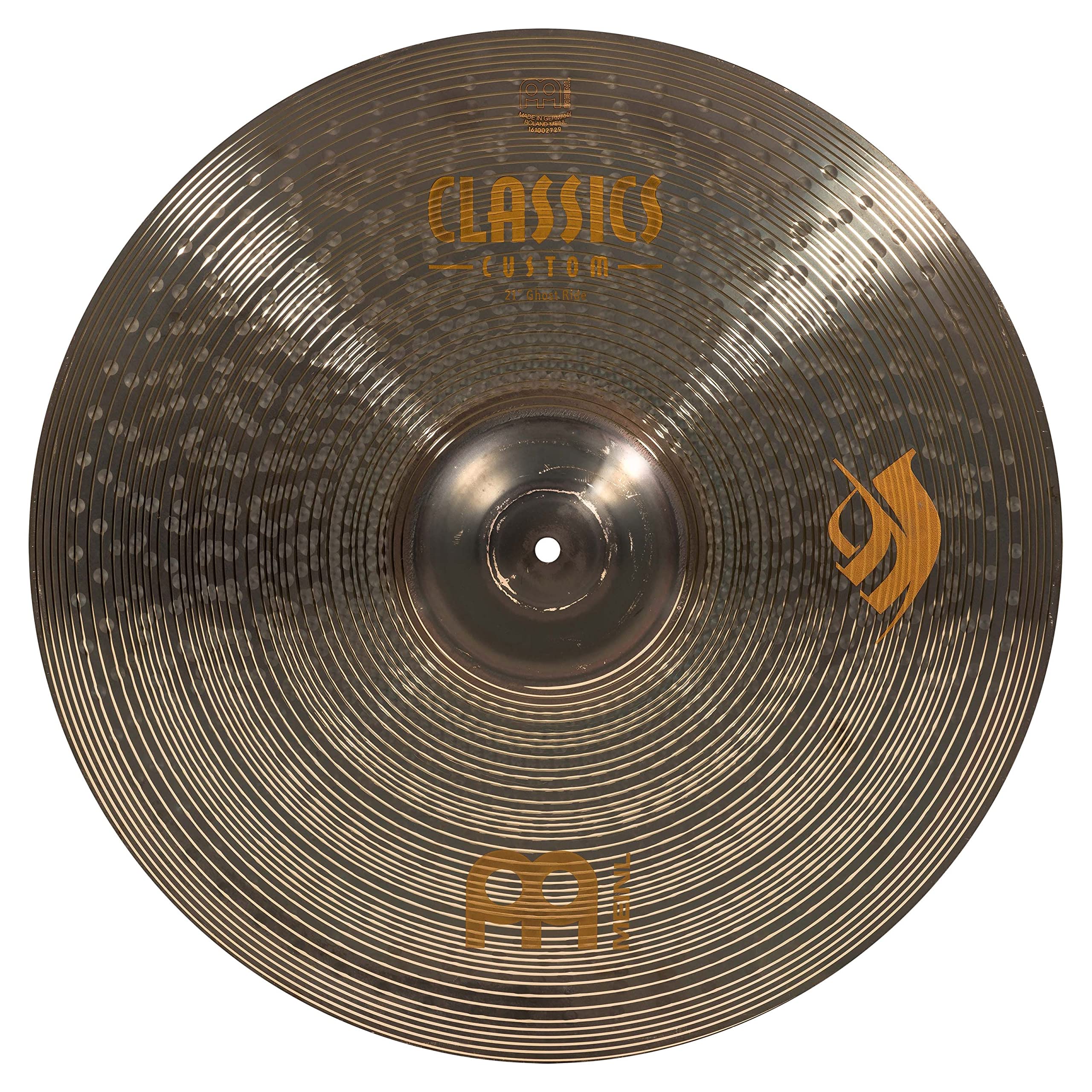 Meinl 21 Ghost Ride - Brann Dailor Signature Classics Custom Cymbal with Dark Finish, Made in Germany, 2-YEAR WARRANTY (CC21GR)