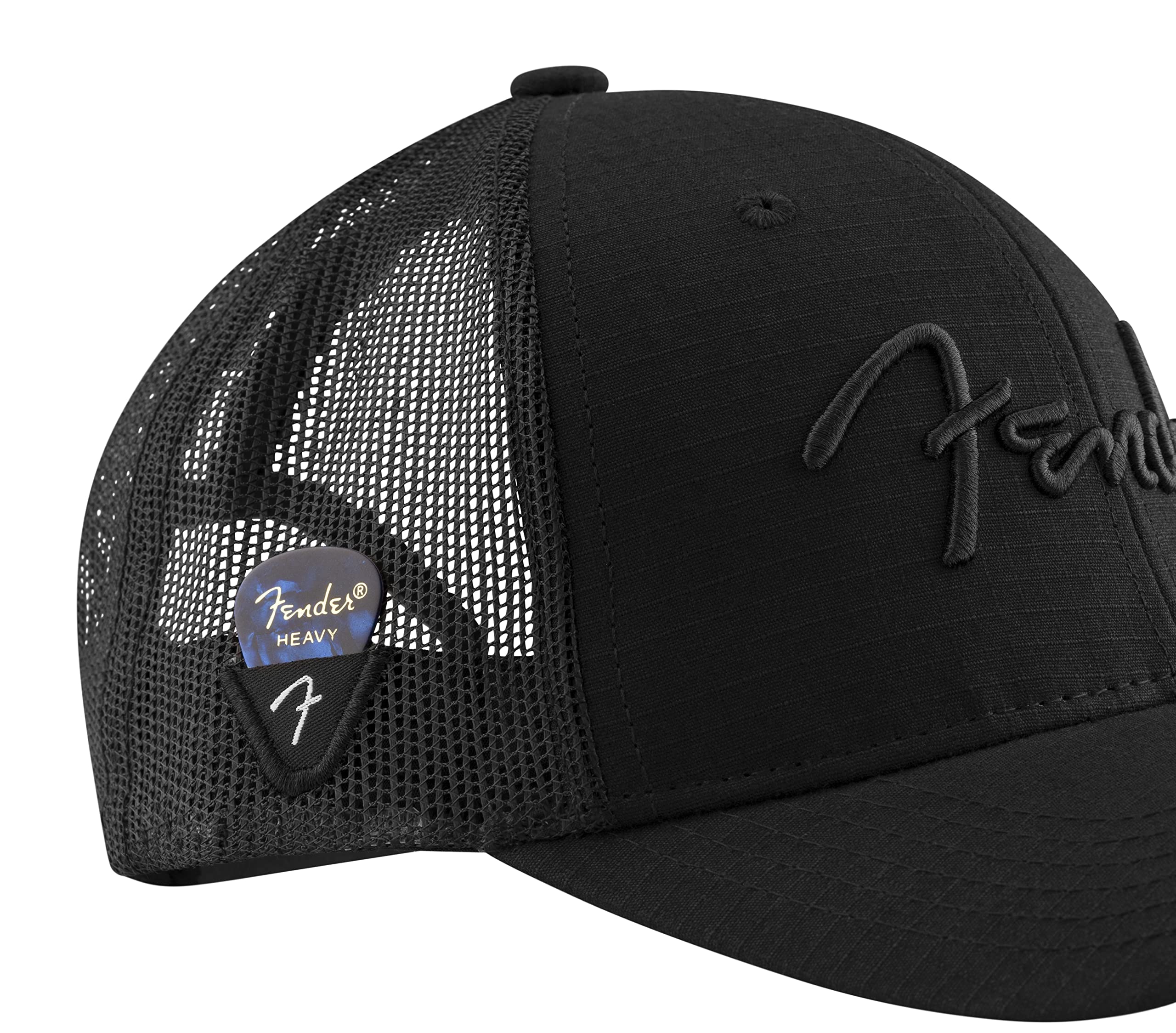 Fender Snap Back Pick Holder Cap, Guitar Accessories, Black