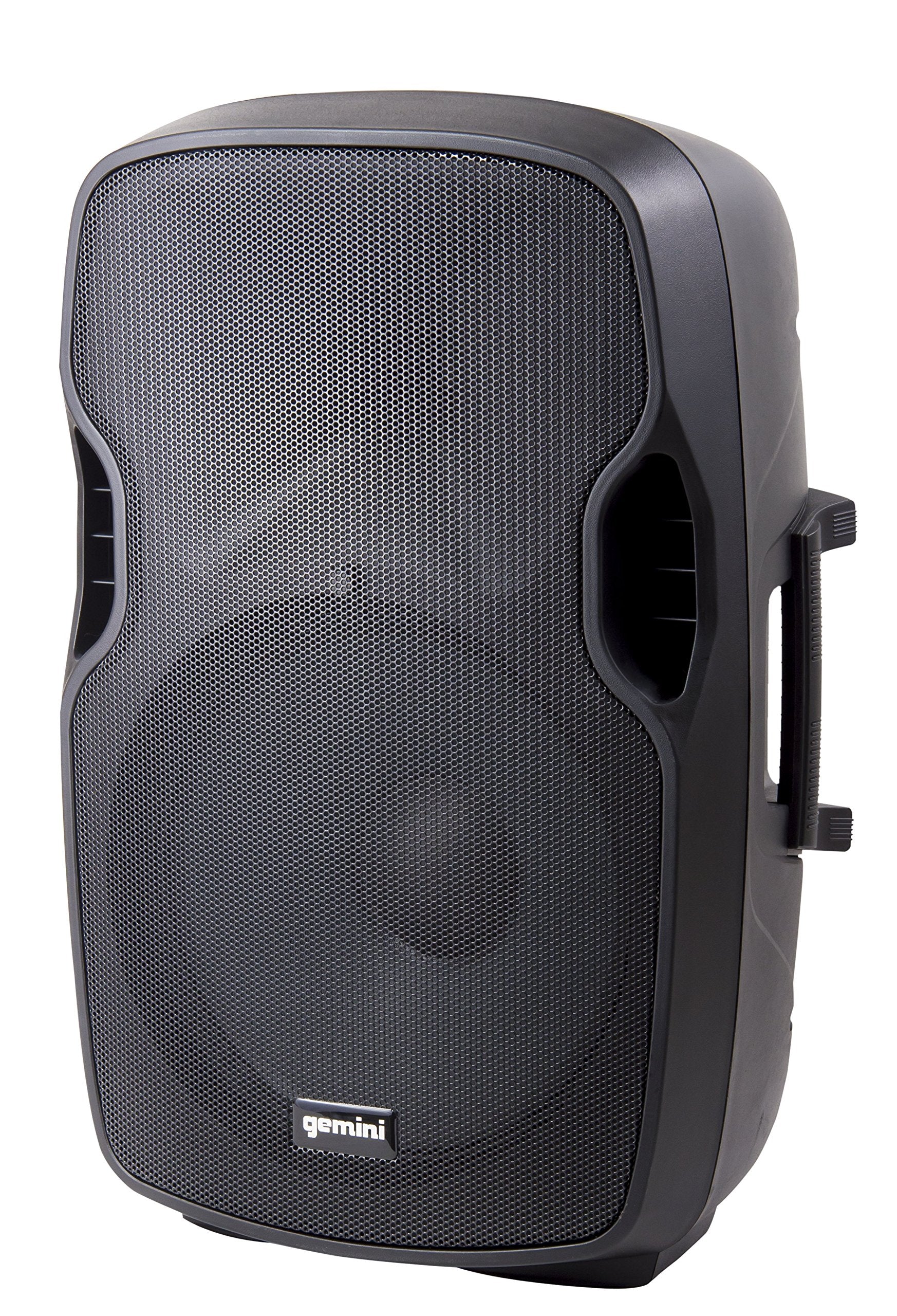 Gemini AS Series AS-12P 1500 W Powered Active PA Loudspeaker, Portable Speakers With 12 Woofer and Mic and Line XLR, 1/4 & RCA i