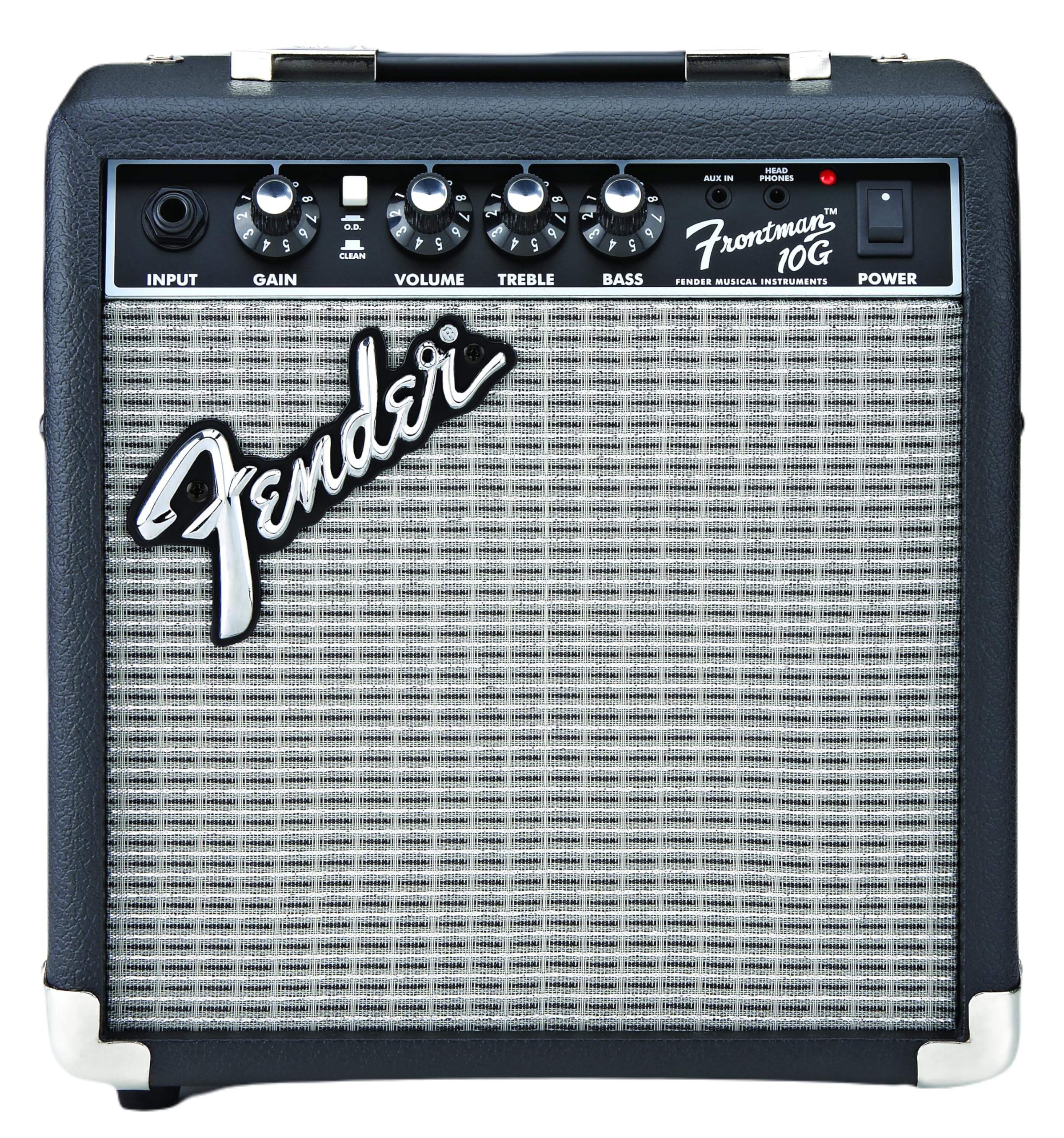 Fender Frontman 10G Guitar Amp, 10 Watts, With 2-Year Warranty, 6 Inch Fender Special Design Speaker, 5.75Dx10.25Wx11H Inches