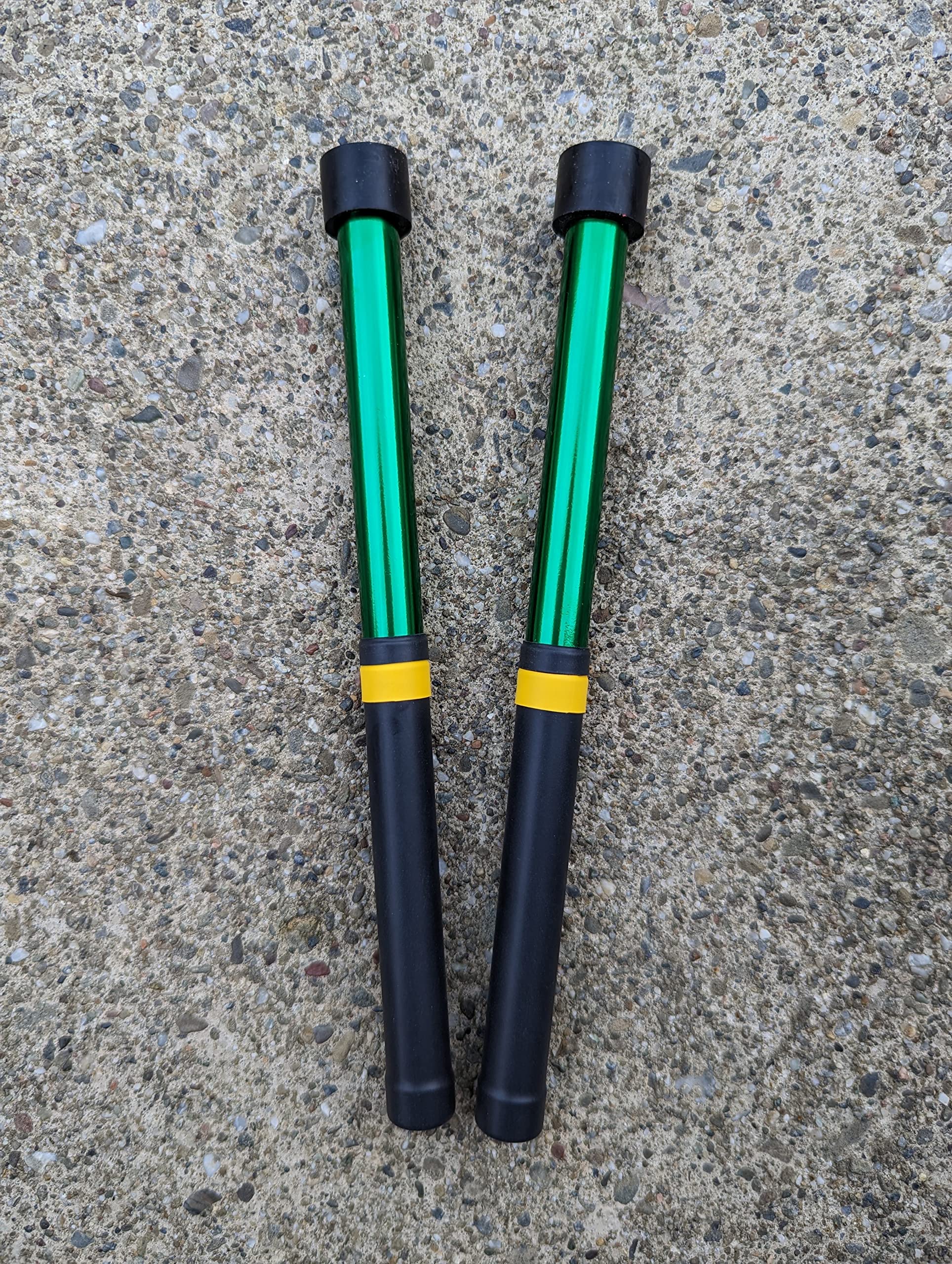 Kakesa Steelpan Mallets(R) - Lead/Tenor Aluminum Pantastix Green