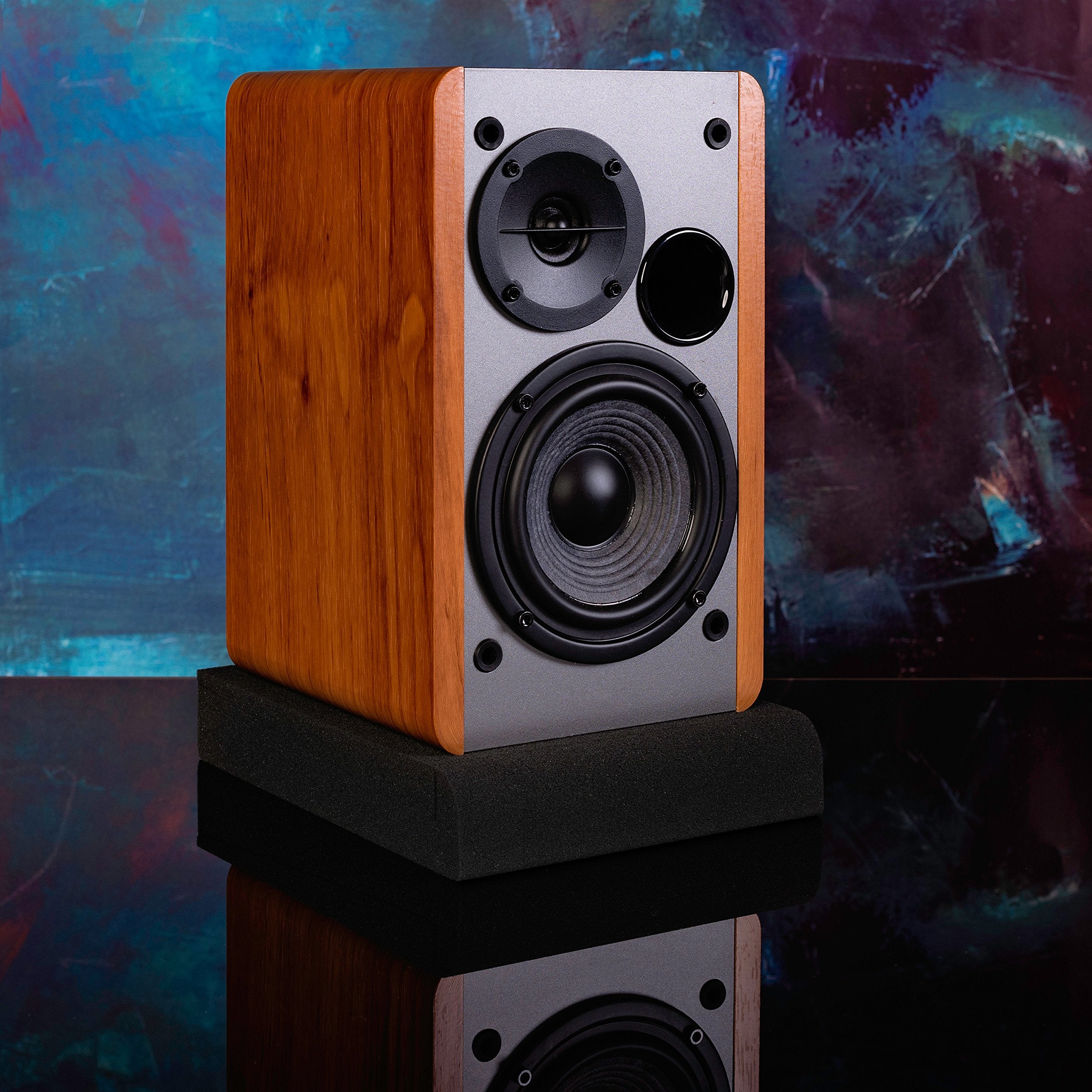 Sound Addicted - Studio Monitor Isolation Pads for 3-4.5 inches Small Speakers, Pair of 2 High Density Dampening Acoustic Stands