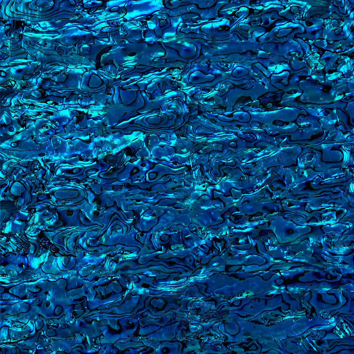 Abalone Shell Inlay Veneer For Diy Or Professional Inlay Embellishments - Sustainable New Zealand Paua Blue Sapphire- With 3M Do