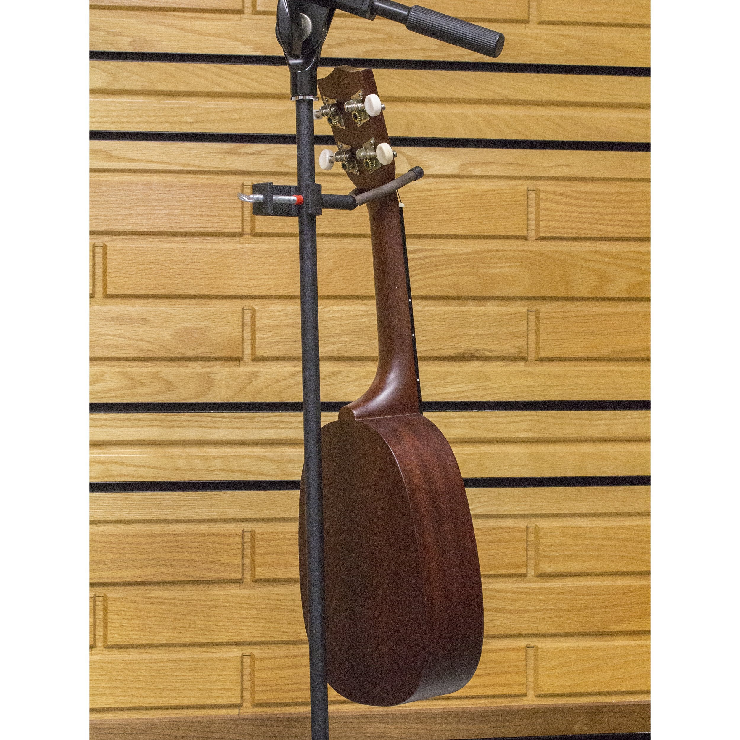 String Swing Ukulele or Mandolin hanger for Mic Stands and Music Stands Safely hang your Ukulele or Mandolin from your mic stand