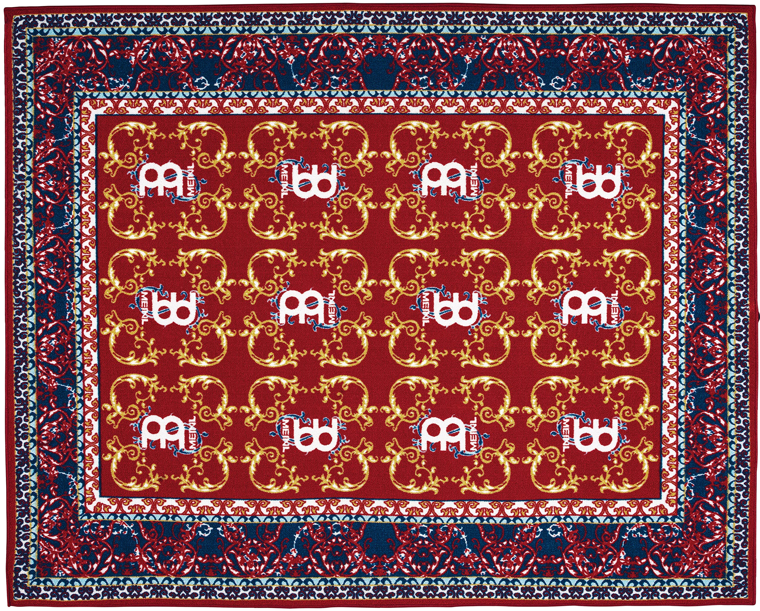 Drum Rug Mat (78 x 63), Tightly Woven Durable Carpet Fabric for Spurs and Stands - Rubber Lined - Designed in Germany
