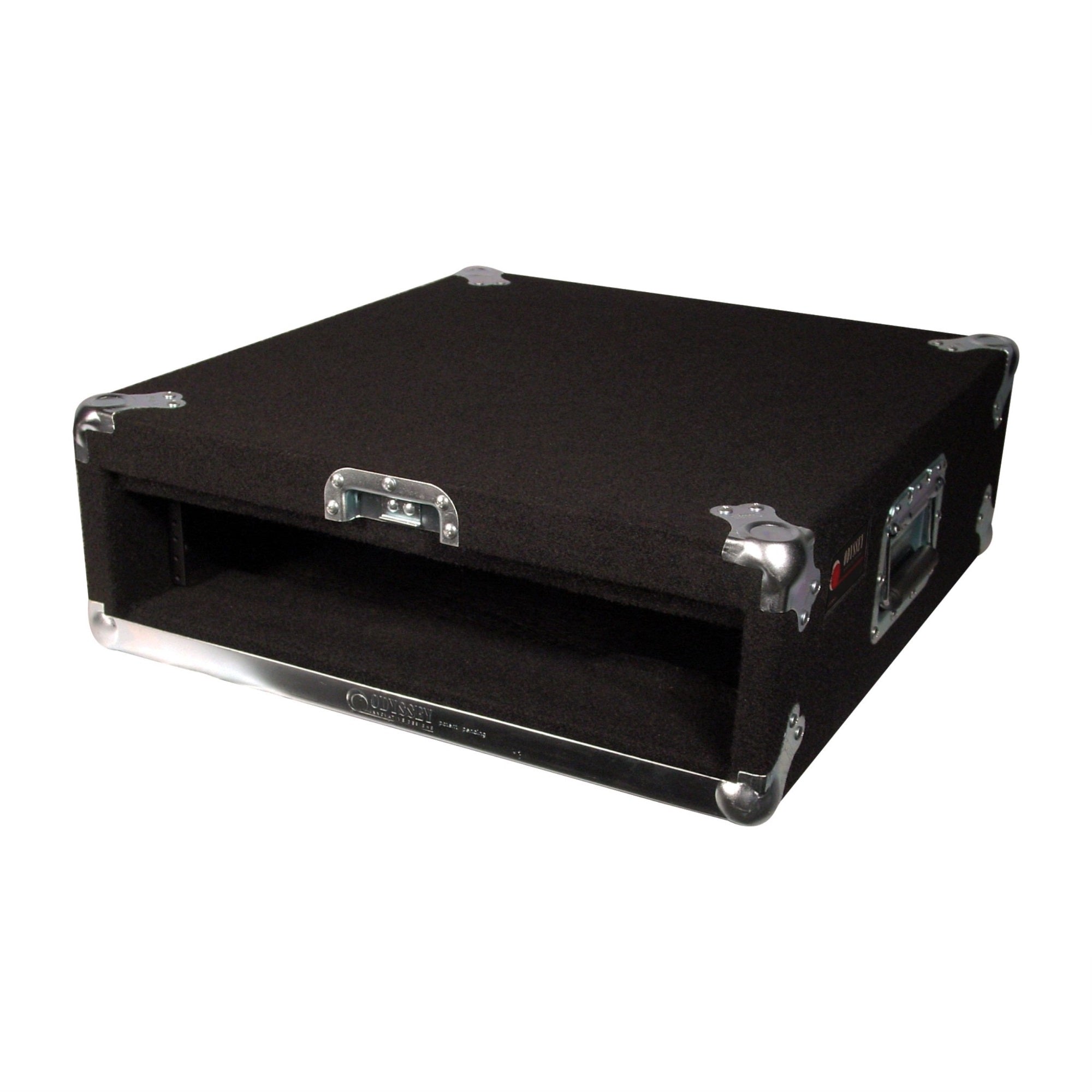 Pro 2U Carpeted Amp Rack Case