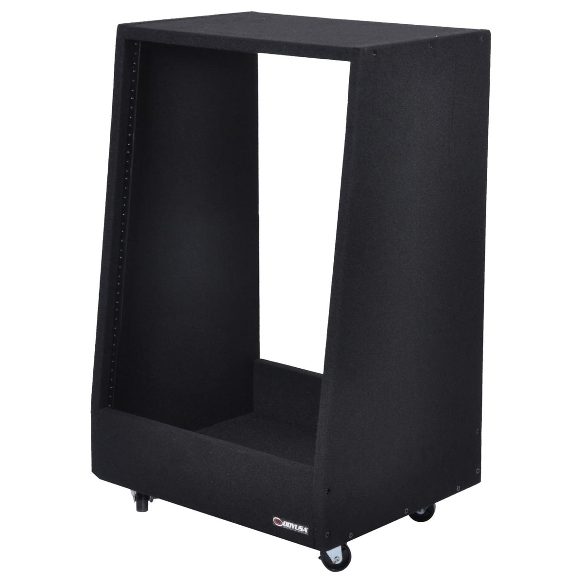 14U Carpeted Pro Studio Rack With Wheels