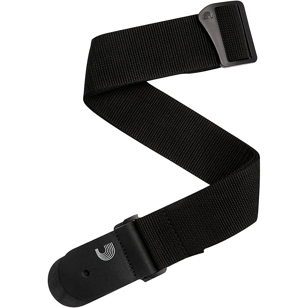 Daddario Black Polypropylene Guitar Strap Black 2 In.
