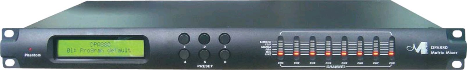 8 Sets In & 8 Sets Out Hardwired Conference Speaker Computer Controlled Management System & Matrix Mixer