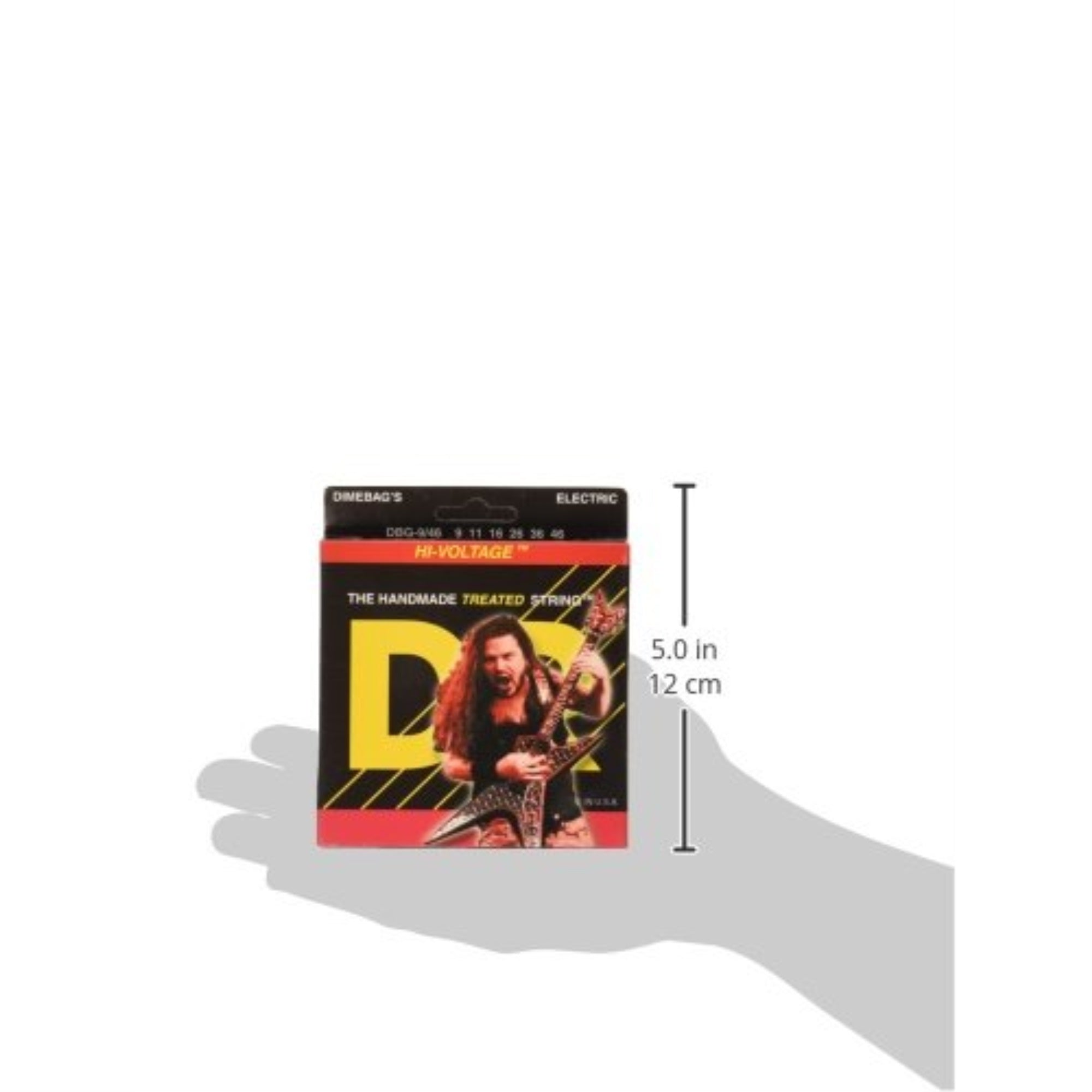 HI-VOLTAGE DIMEBAG DARRELL - Nickel Plated Electric Guitar Strings: Light to Medium 9-46
