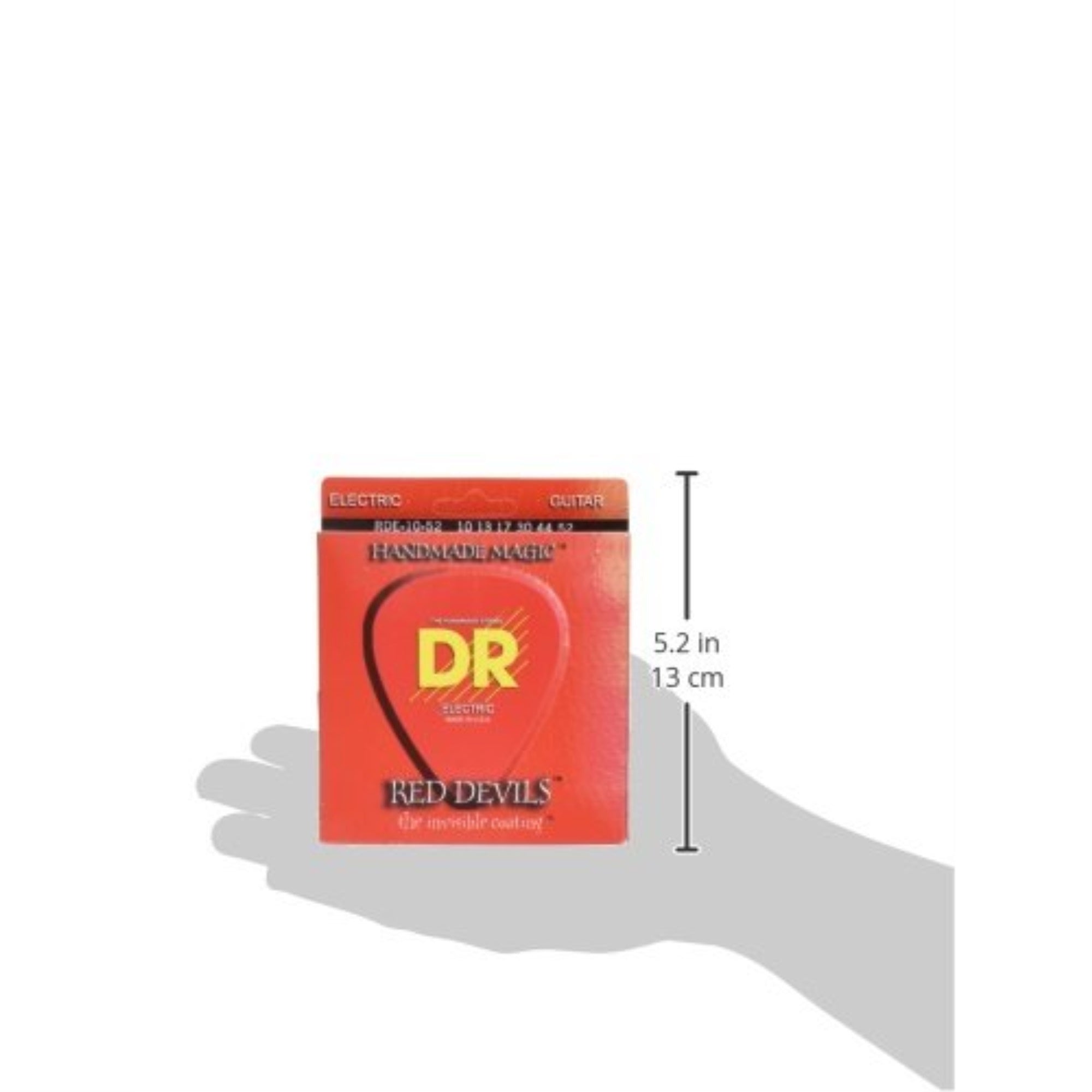 RED DEVILS - RED Colored Electric Guitar Strings: Medium to Heavy 10-52