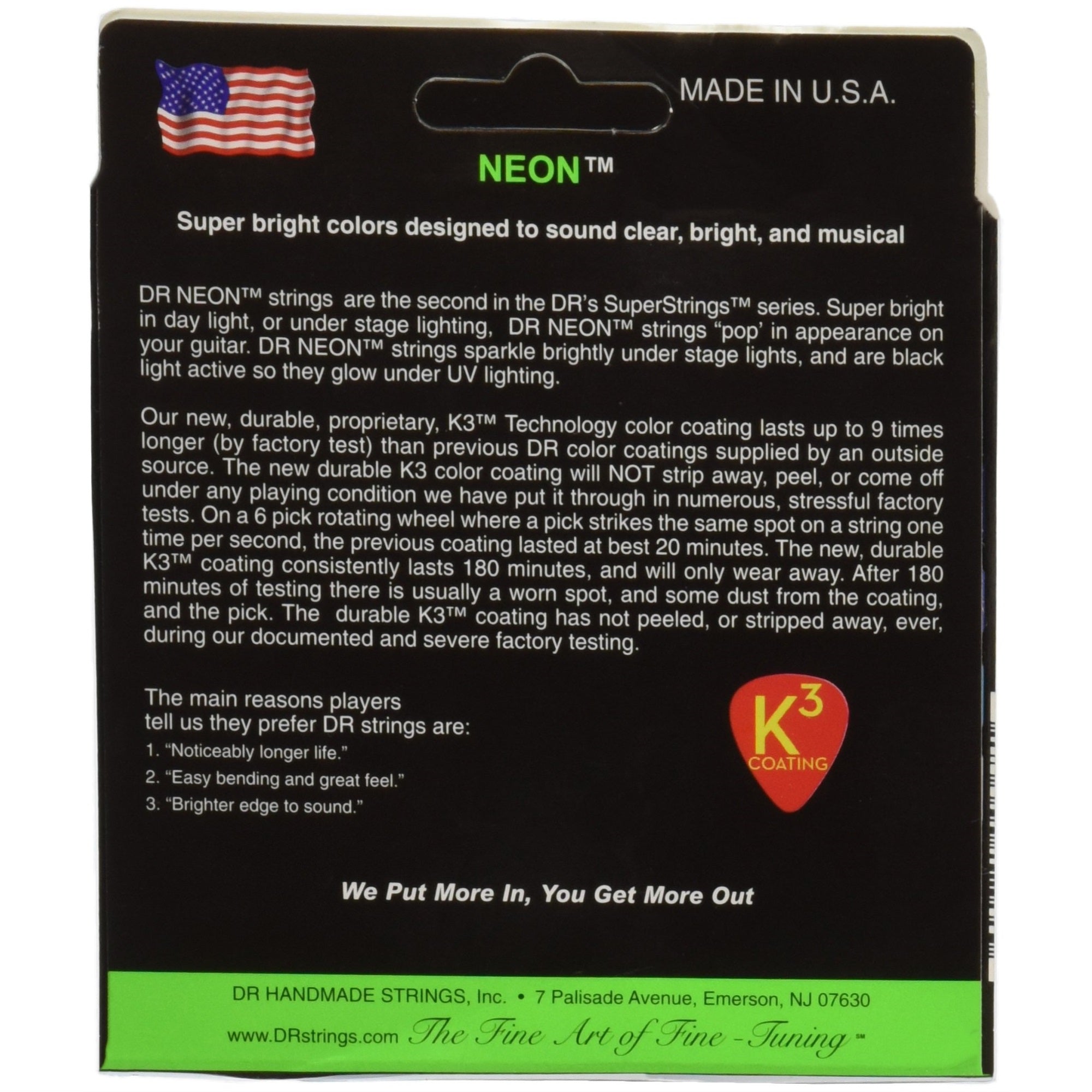 DR Strings HI-DEF NEON Electric Guitar Strings (NGE-11)