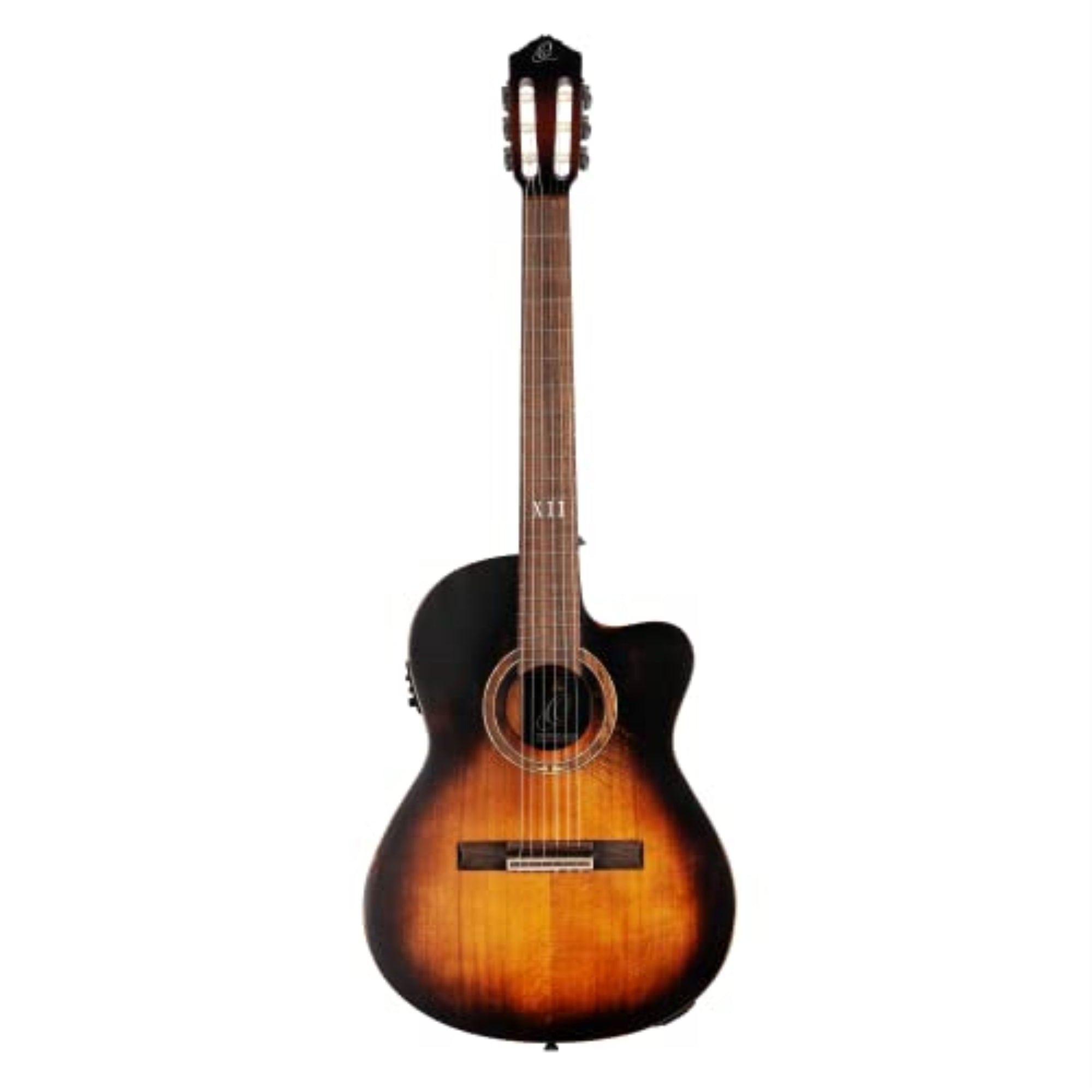 Private Room Distressed Suite Solid Top Slim Neck Acoustic-Electric Nylon Classical Guitar with Bag